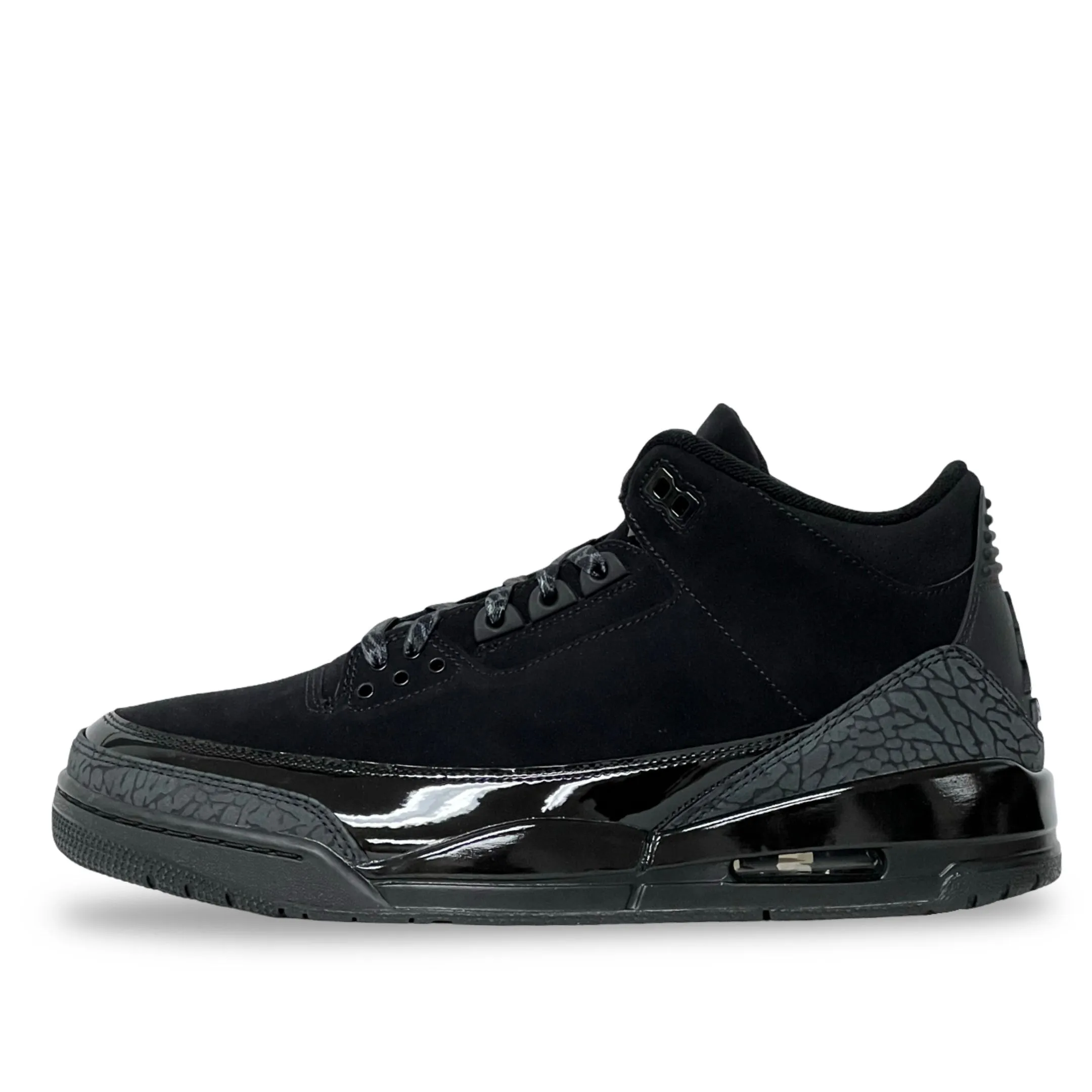 Nike Air Jordan 3 Black Cat 2025 Low noise Washable