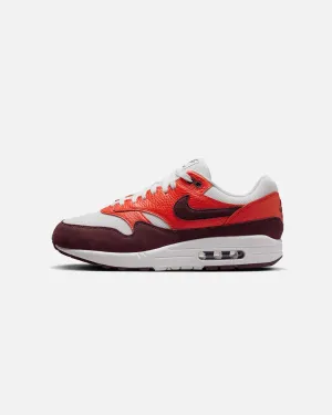 Sneaker Customization Nike Air Max 1 Summit White/Burgundy