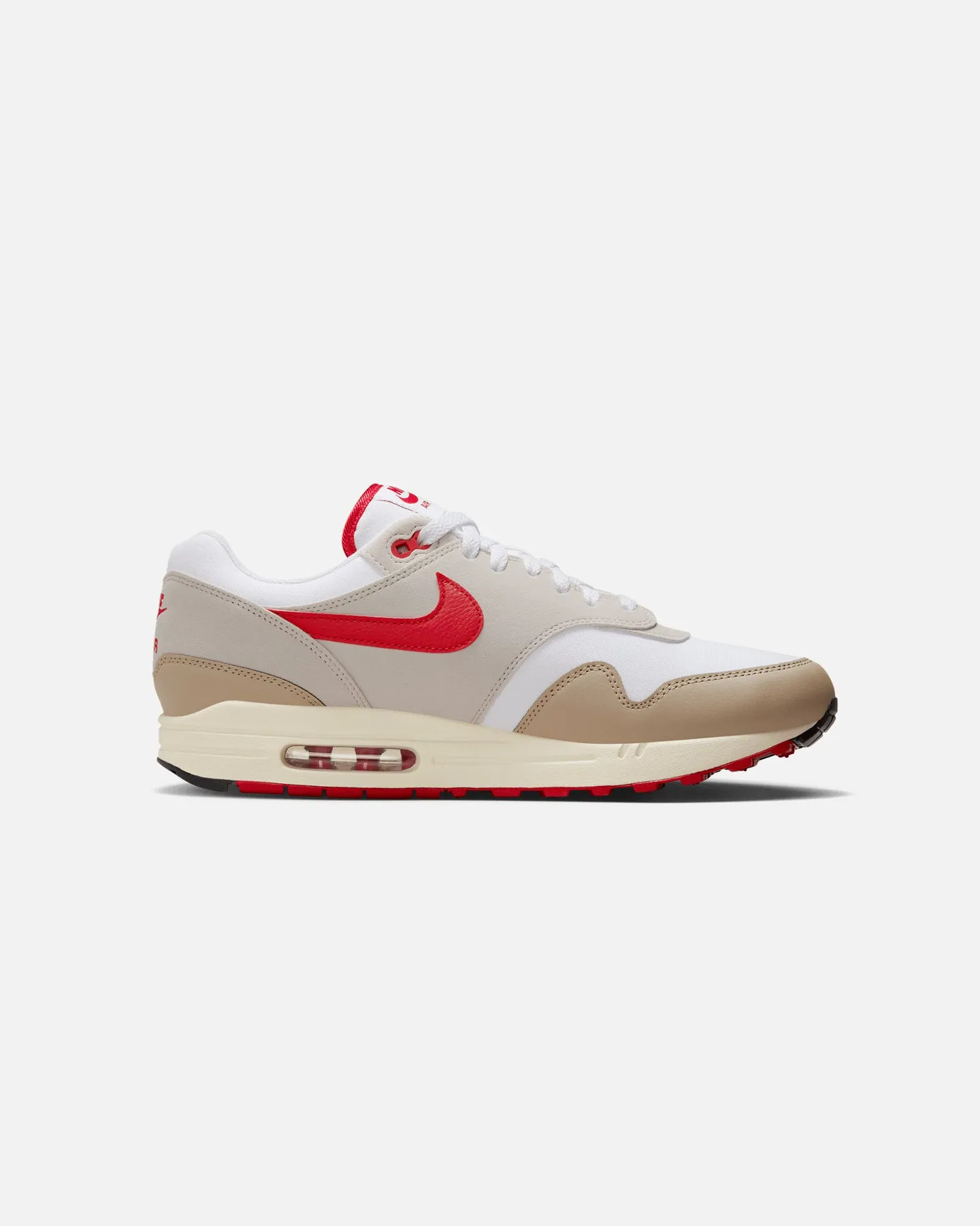 orthopedic Boho Free Nike Air Max 1 White/University Red