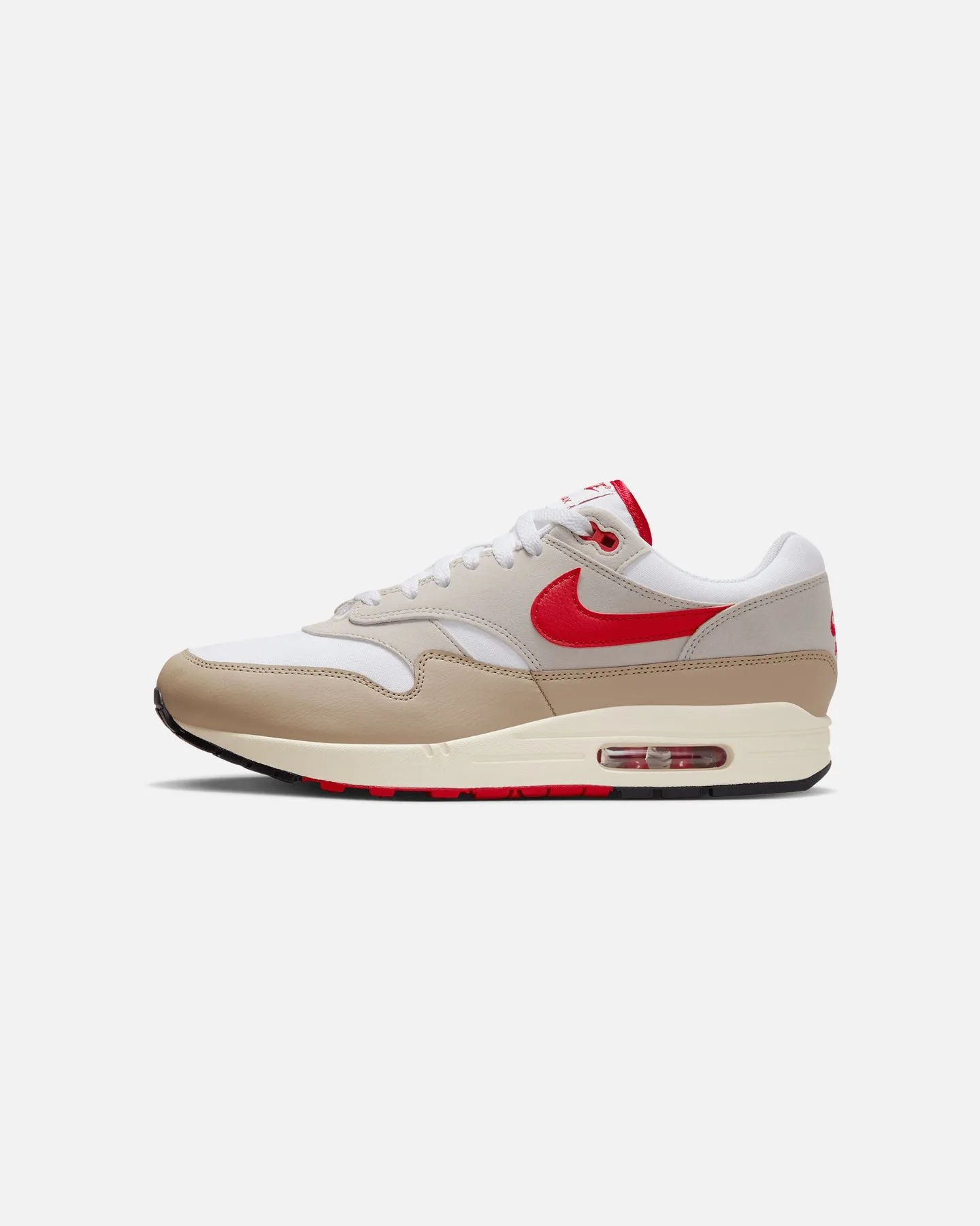 Nike Air Max 1 White/University Red Gym Life White Clean