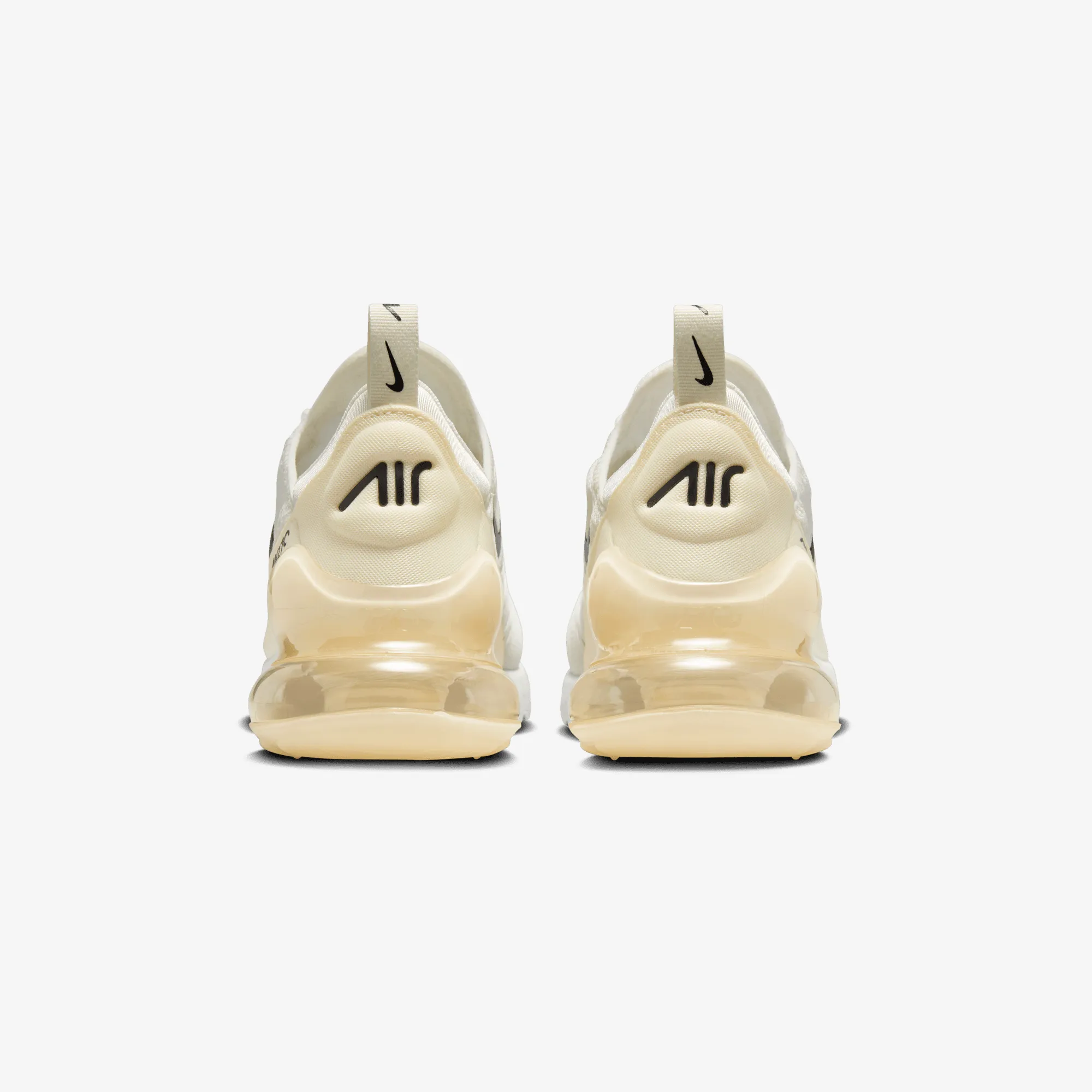 Minimal Design Energy Return Midsoles NIKE | AIR MAX 270 { SAIL/BLACK-COCONUT MILK-PALE IVORY