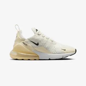 NIKE | AIR MAX 270 { SAIL/BLACK-COCONUT MILK-PALE IVORY Variable Lace Lock