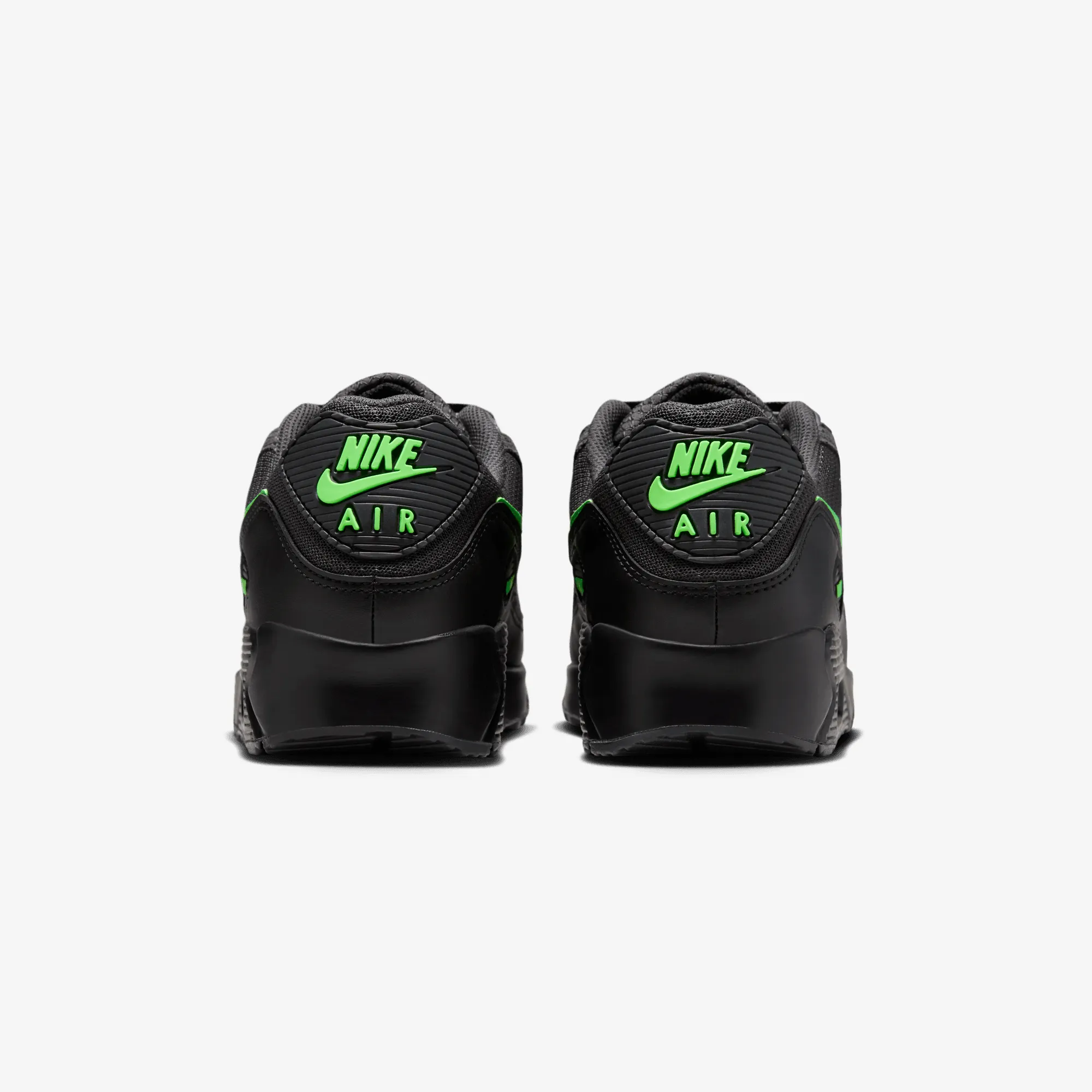 Nike | AIR MAX 90 { ANTHRACITE/GREEN STRIKE-BLACK Abrasion Shield