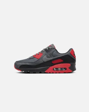 Nike Air Max 90 Black/Smoke Grey/Fire Red Shine Bright