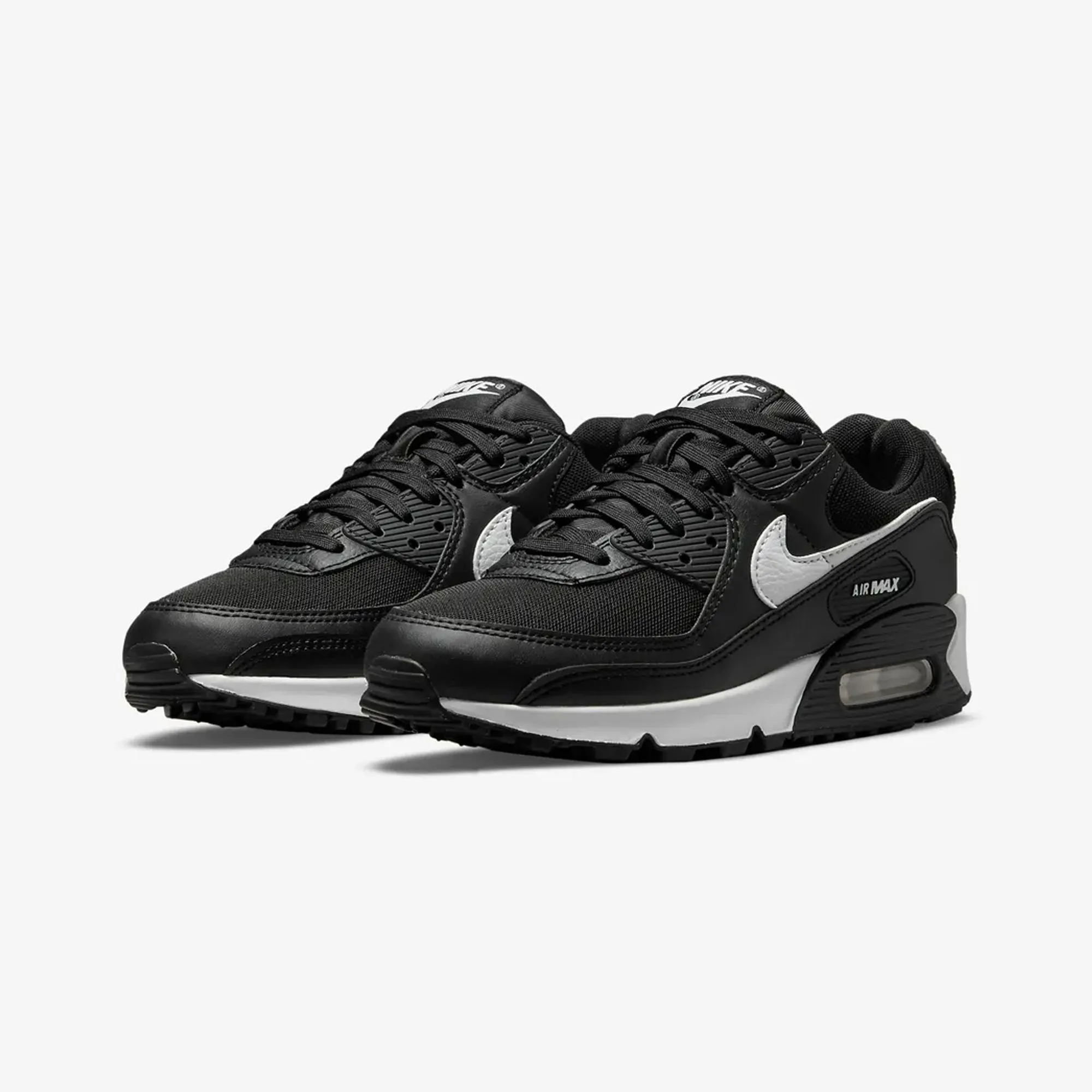 Nike | AIR MAX 90  { BLACK/WHITE-BLACK Comfortable Style Fast Step