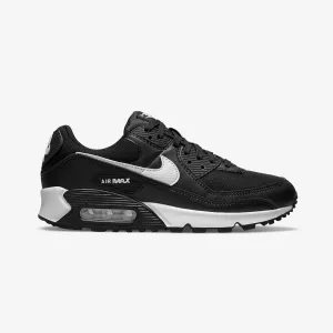 Nike | AIR MAX 90  { BLACK/WHITE-BLACK Knit Fabric Integration
