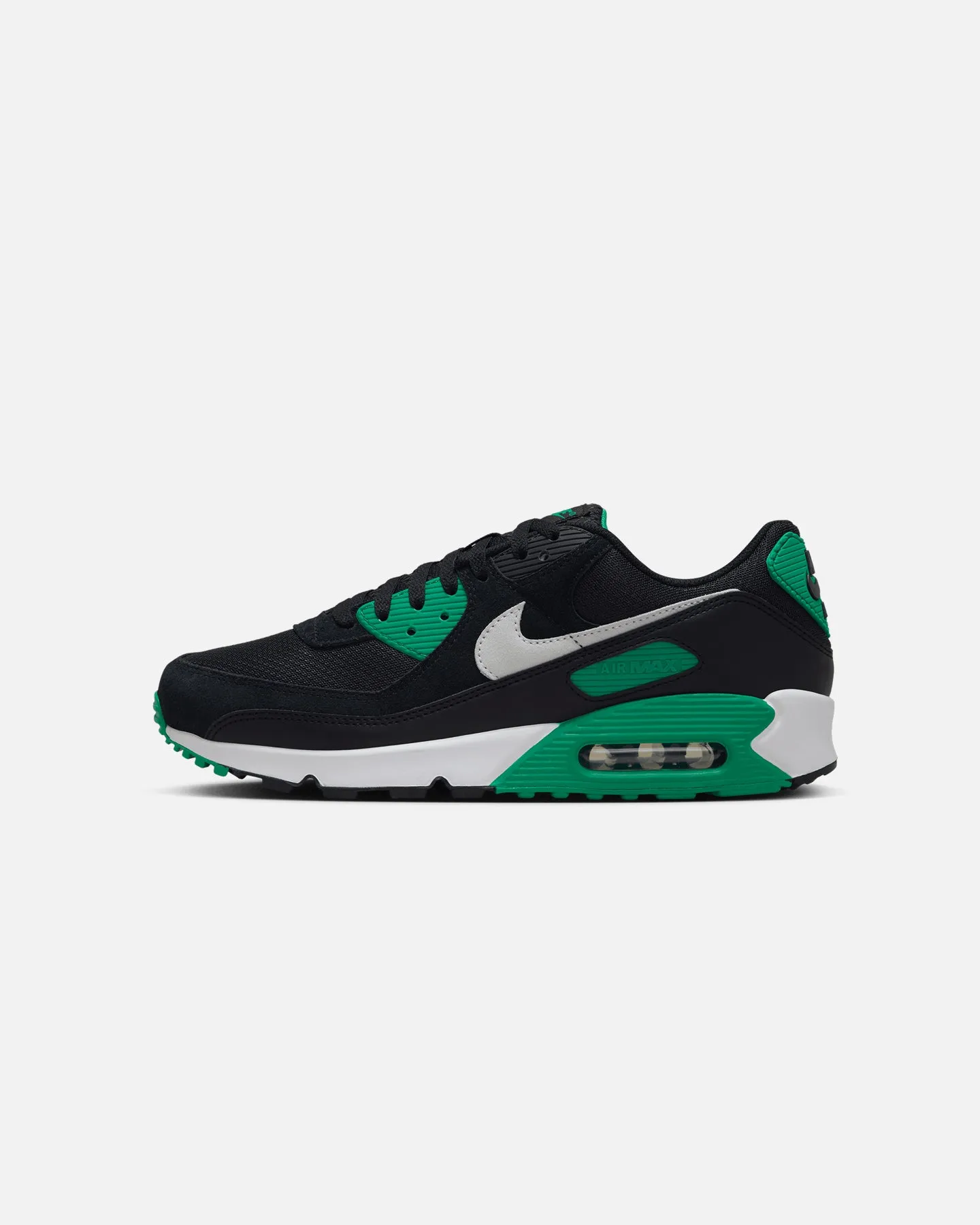Nike Air Max 90 Black/White/Green Urban Style
