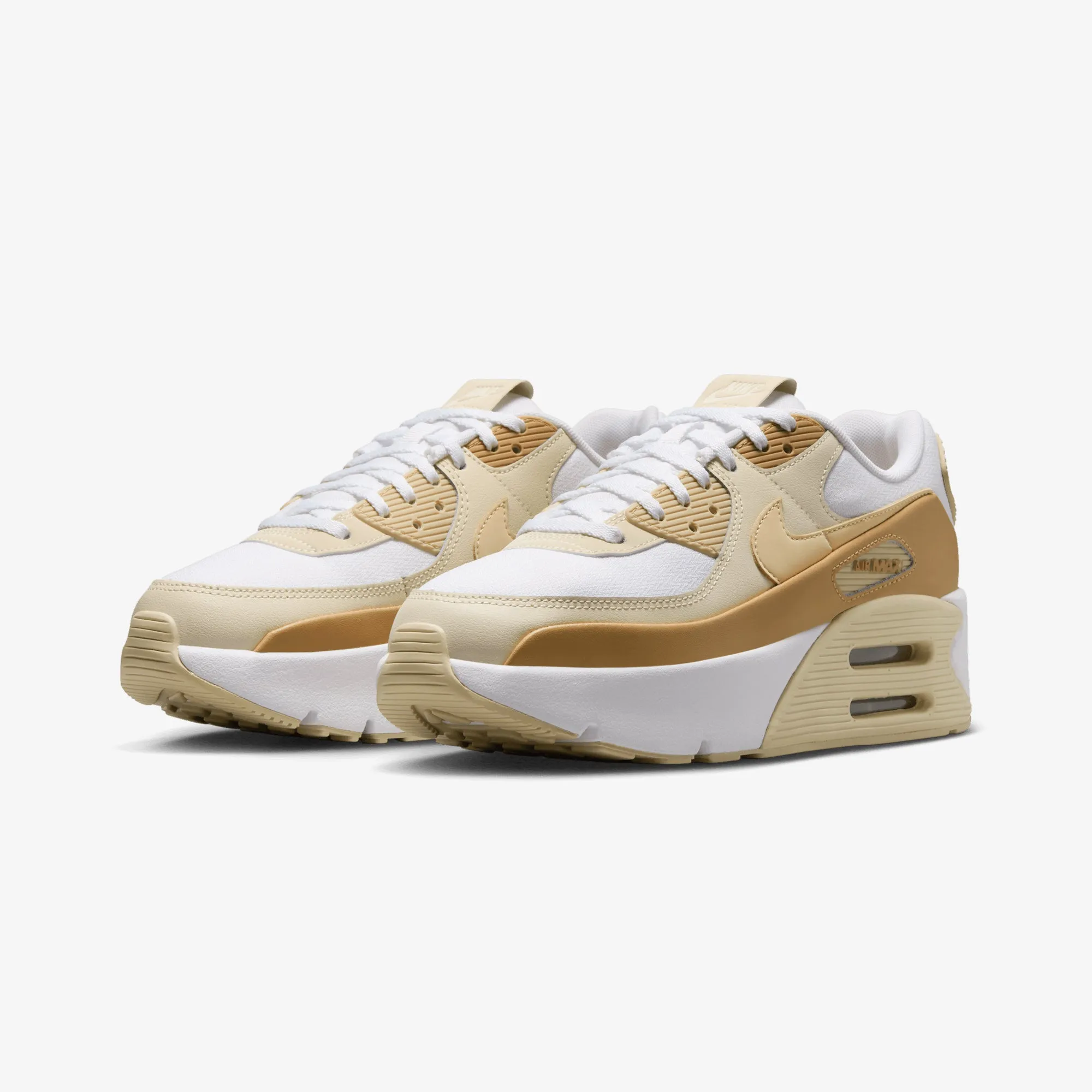 EasyToMaintain Compression Fit Lining Nike | AIR MAX 90 LV8 { WHITE/TEAM GOLD-CLUB GOLD-COCONUT MILK