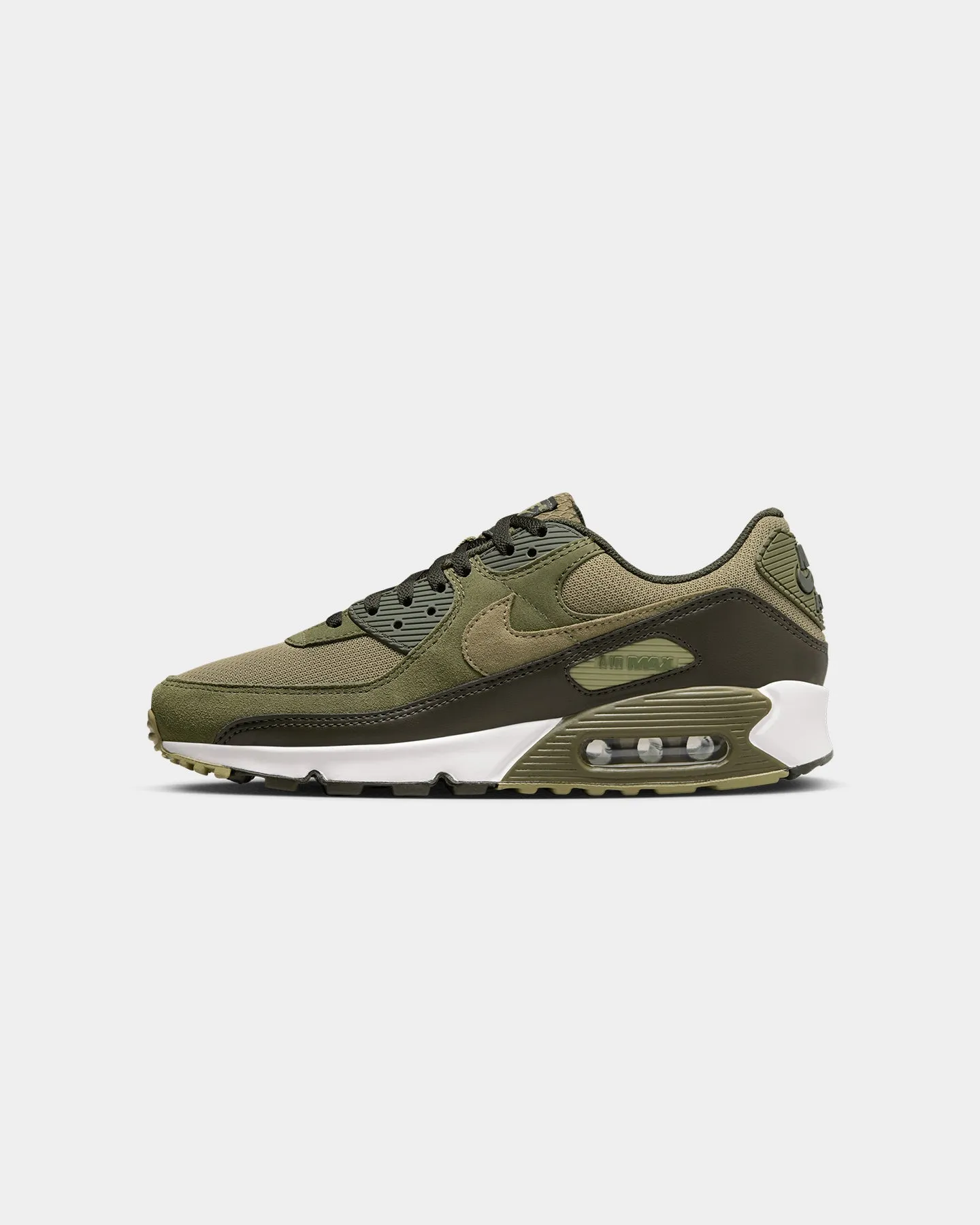 Nike Air Max 90 Neutral Olive Seamless Fit Work Commute Shock Resistant