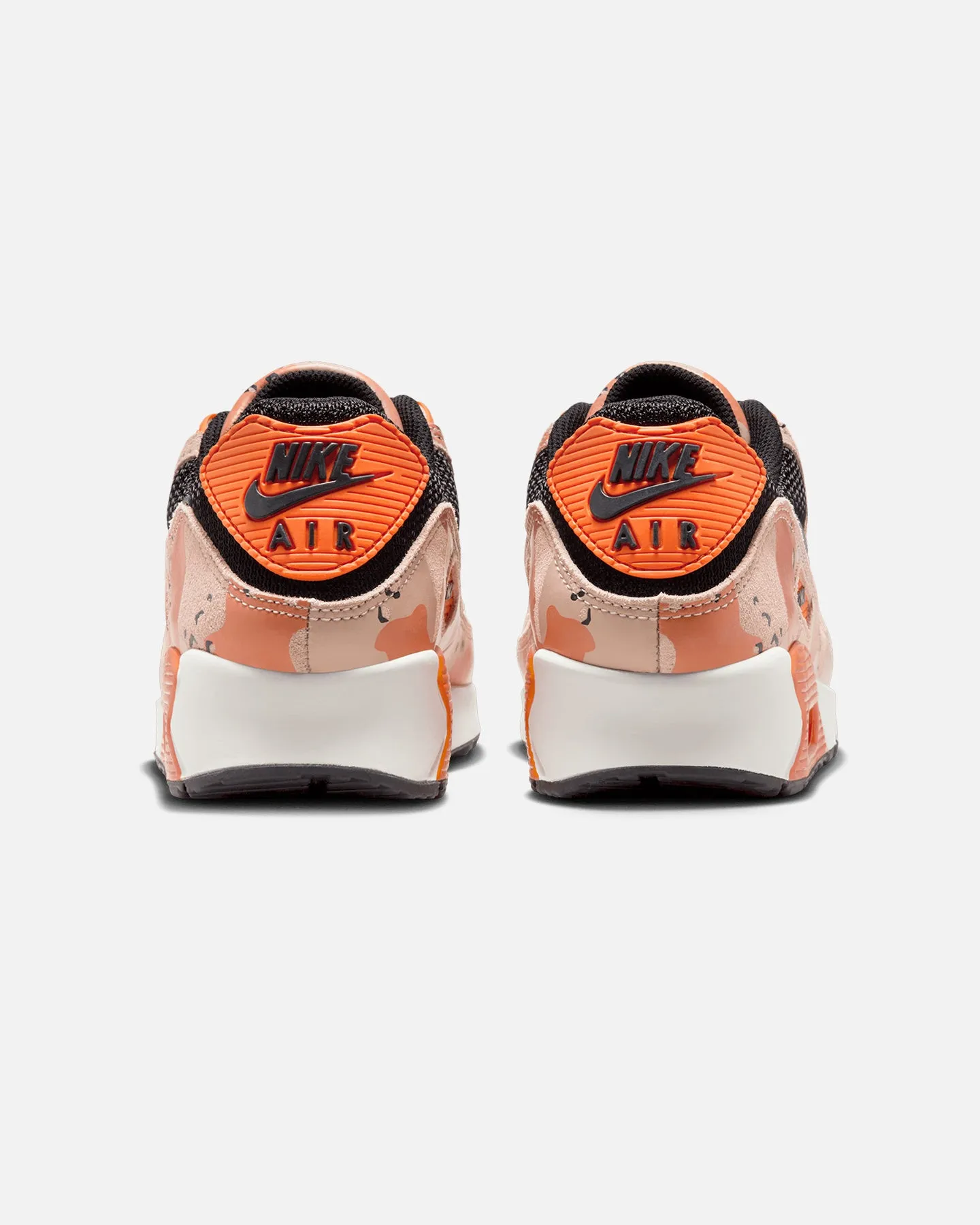 Flexible Fit City Adventure Durable outsole Nike Air Max 90 Premium "Camo" Beige/Black/Safety Orange