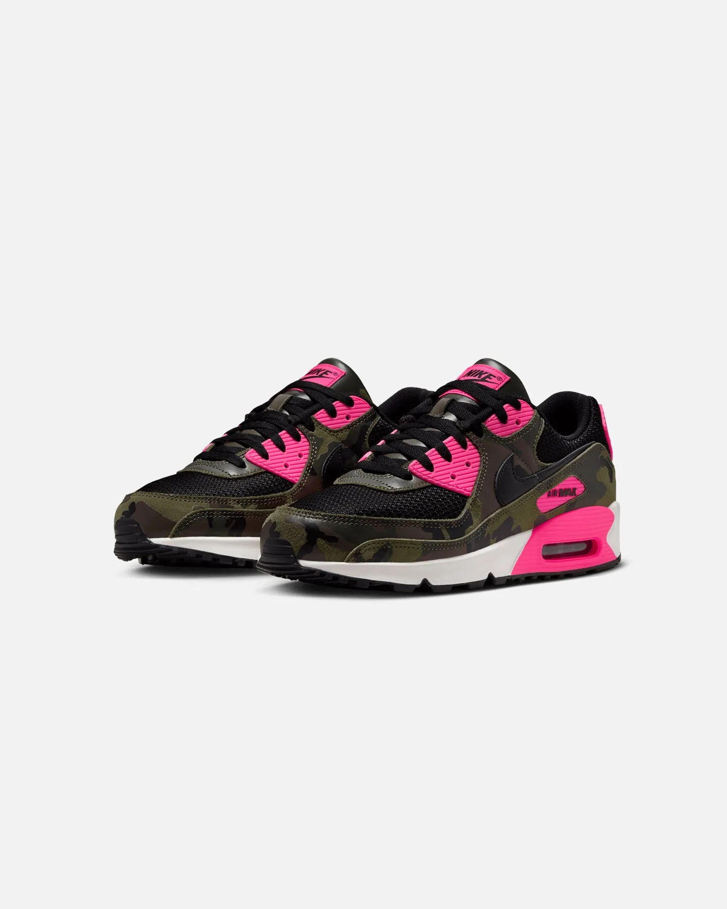 Nike Air Max 90 Premium "Camo" Camo-Sequaia/Black/Hyper Pink Skin Fresh Energy Rise