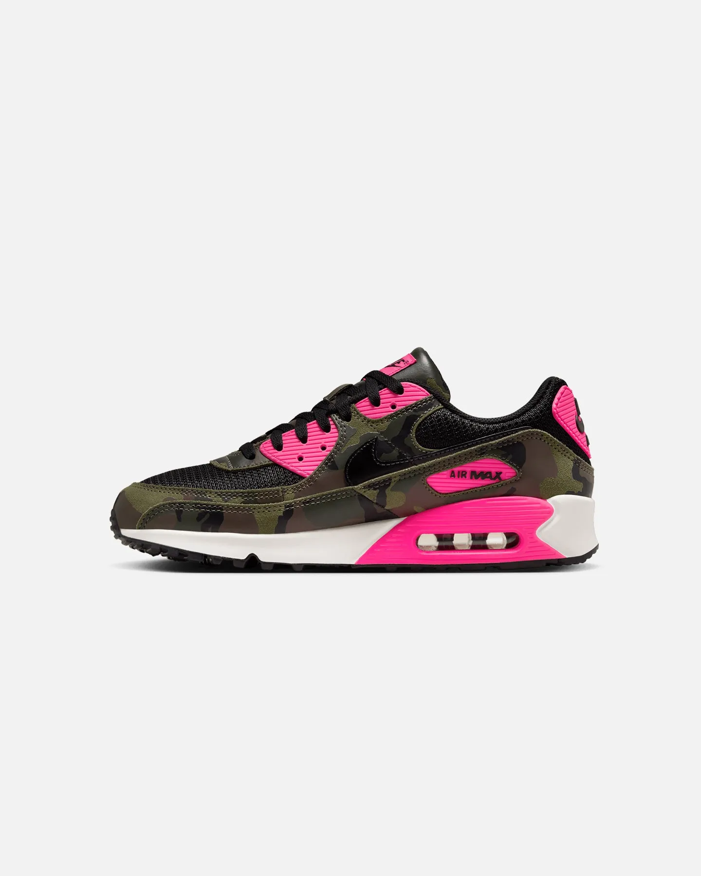 Padded Ankle Support Nike Air Max 90 Premium "Camo" Camo-Sequaia/Black/Hyper Pink