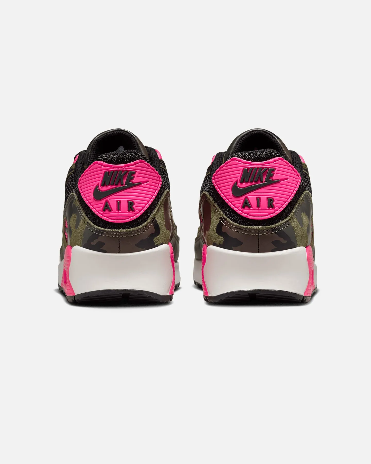 Nike Air Max 90 Premium "Camo" Camo-Sequaia/Black/Hyper Pink Grip Hold