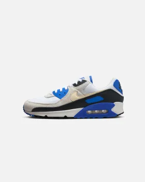 Canvas Cool Nike Air Max 90 Premium White/Khaki-Racer Blue