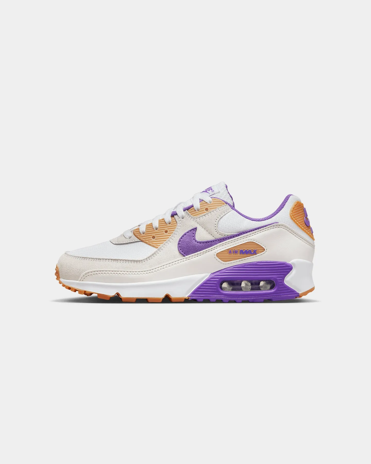 High Quality Sweat Resistant Standing Workers Nike Air Max 90 "Purple Gum" White/Action Grape