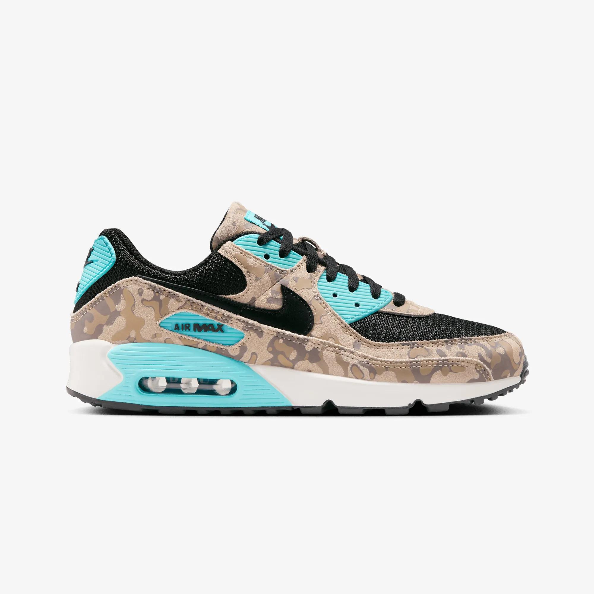Superior Look Bonded seams Nike | AIR MAX 90 { SANDDRIFT/BLACK-AURORA GREEN-KHAKI