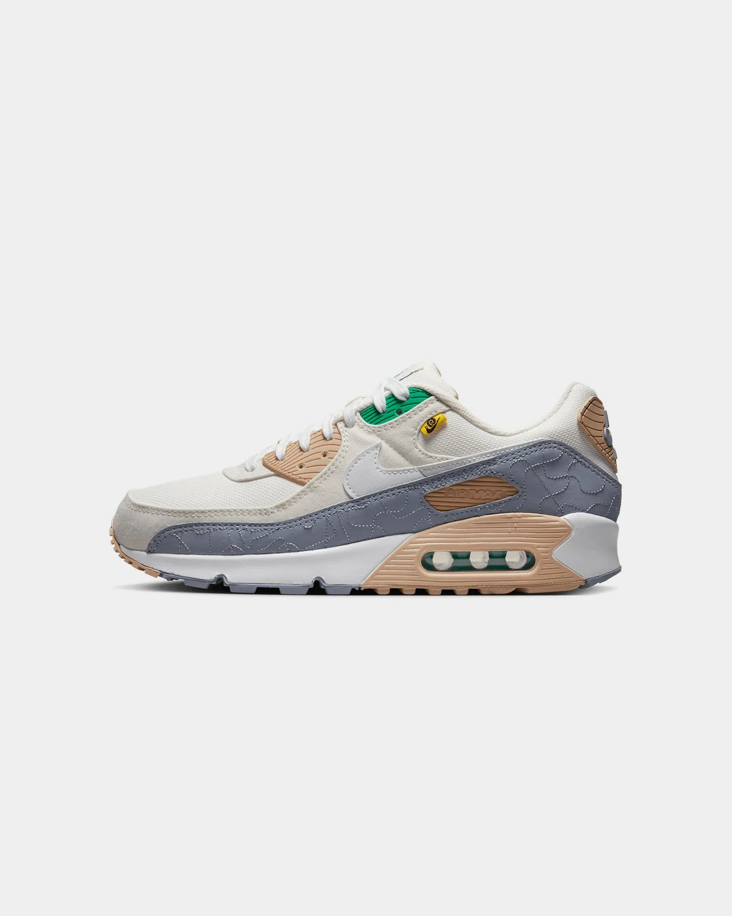 Nike Air Max 90 SE Sail/White/Ashen Slate/Hemp Seamless Fit Work Commute