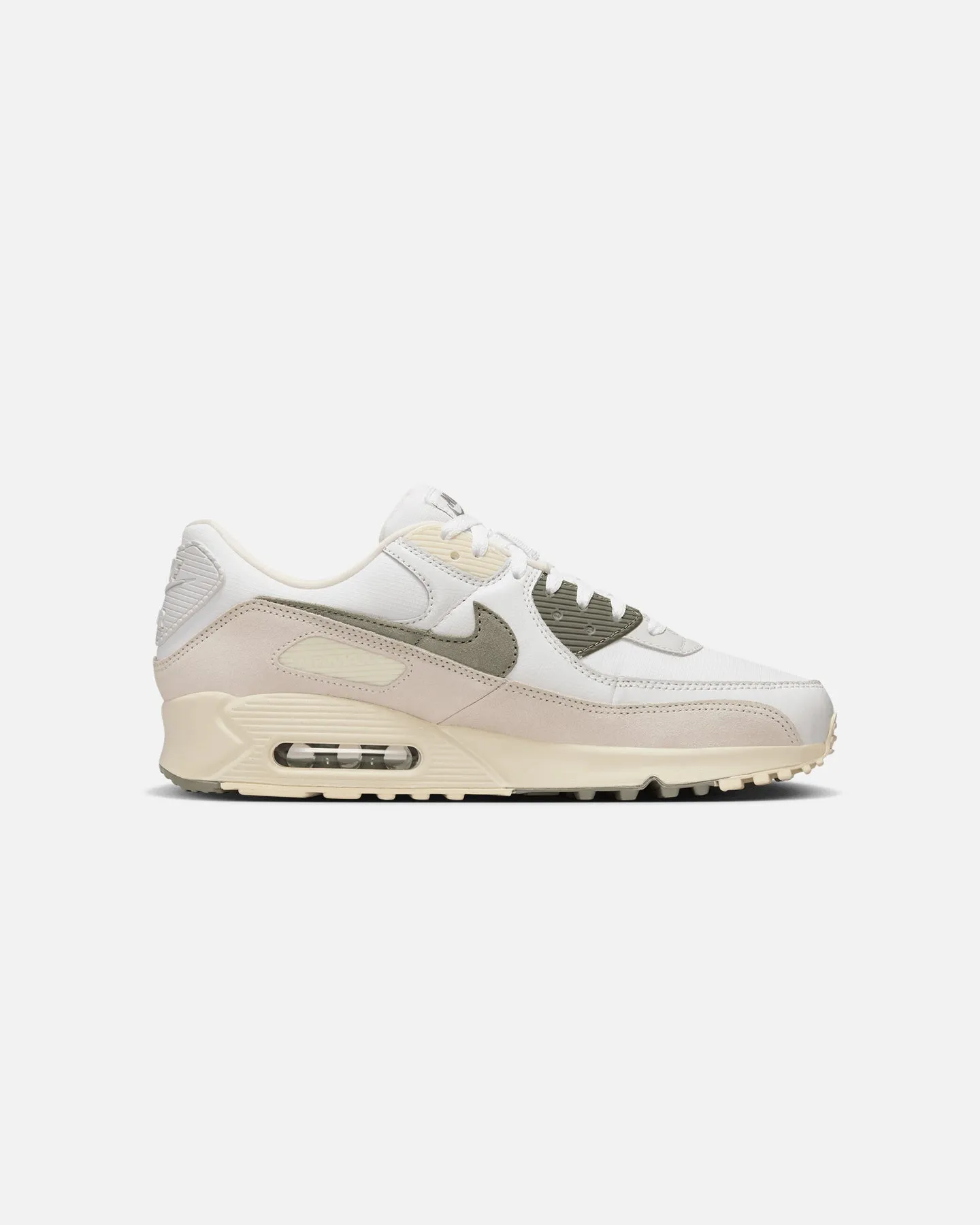 Feather Light Urban Stroll Modern Nike Air Max 90 SE White/Dark Stucco/Summit White