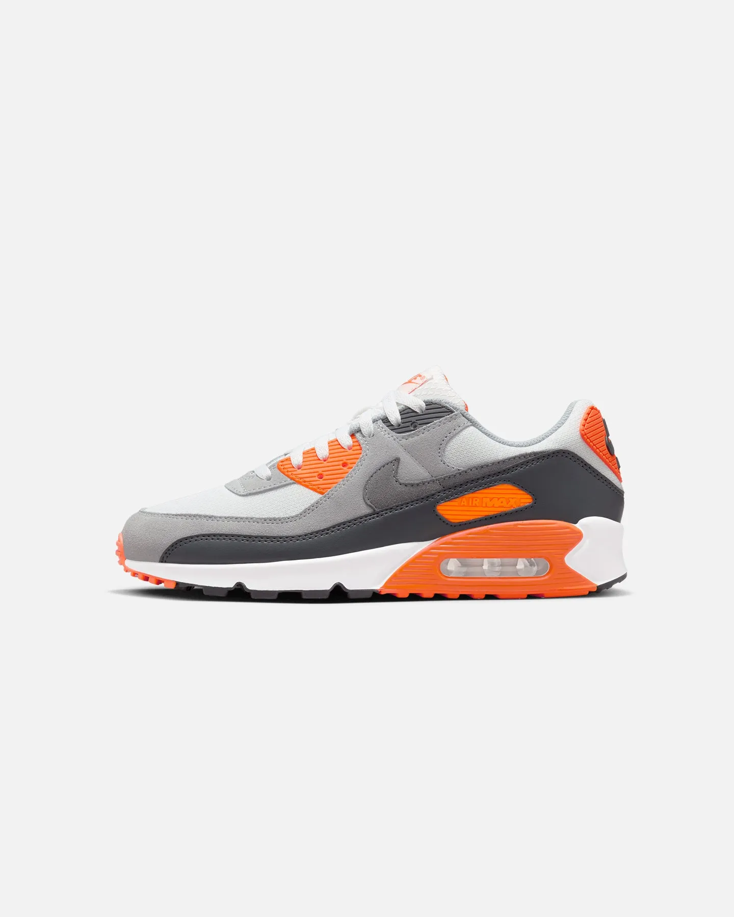 Nike Air Max 90 Summit White/Smoke Grey Elastic laces Craftsmanship