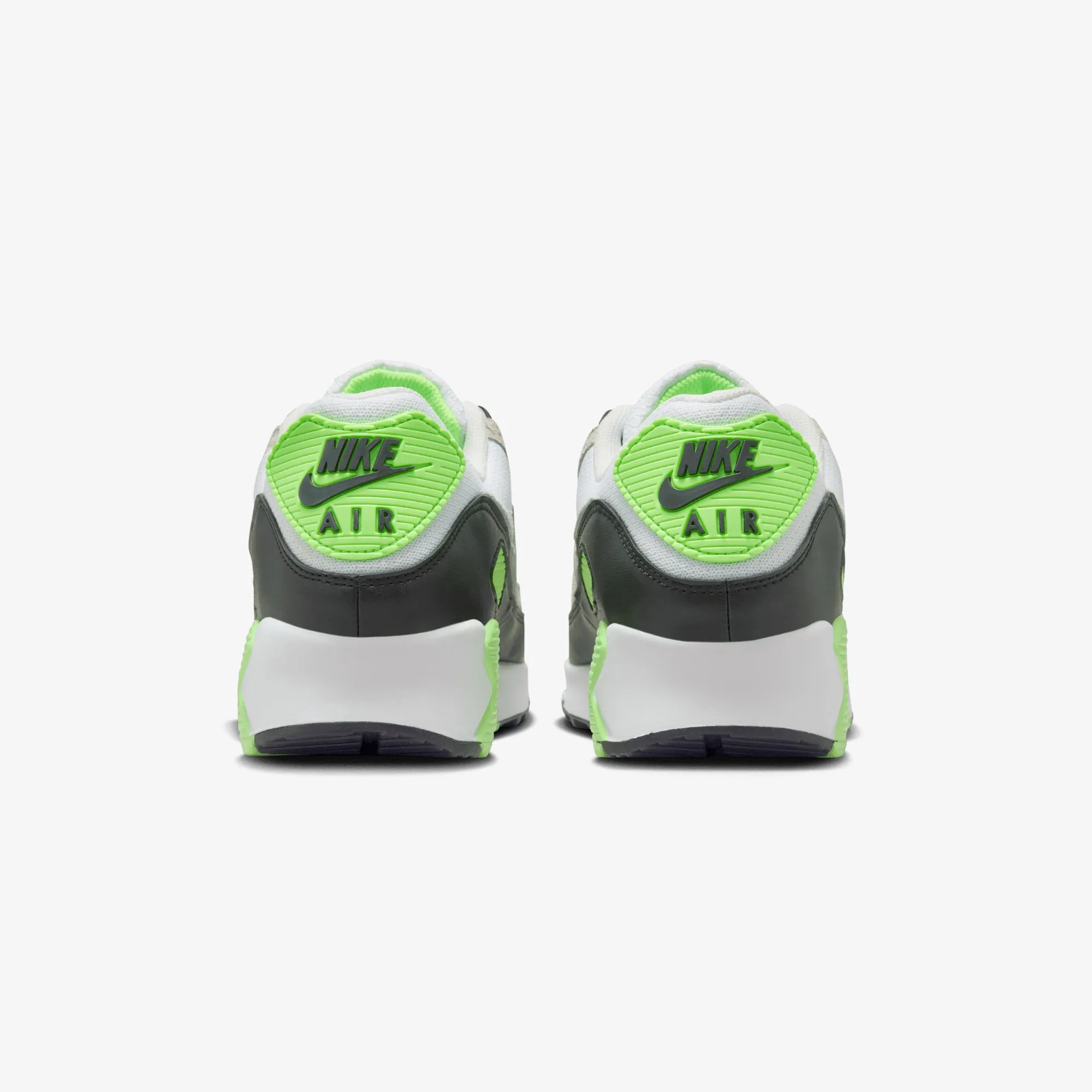 No Slip Seamless 3D Knit Nike | AIR MAX 90 { WHITE/CAVE STONE-LIGHT BONE