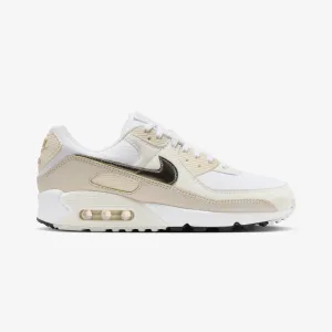 Nike | AIR MAX 90 { WHITE/FLAT PEWTER-LT OREWOOD BRN Step By Step