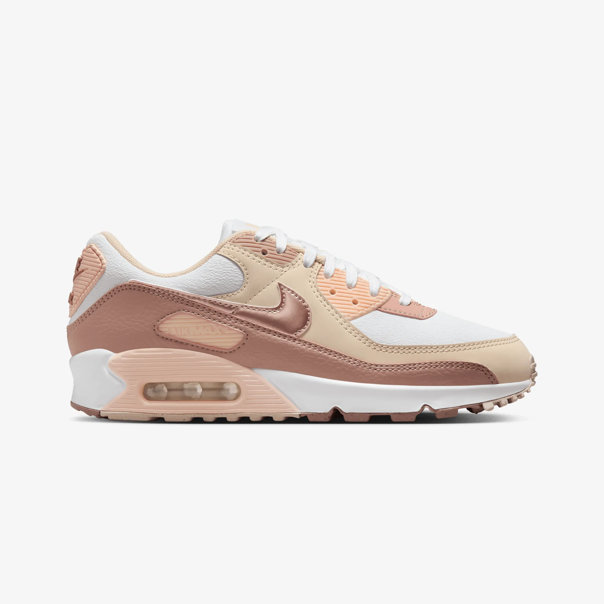 Recovery Walk Nike | AIR MAX 90 { WHITE/PARTICLE PINK-WASHED CORAL