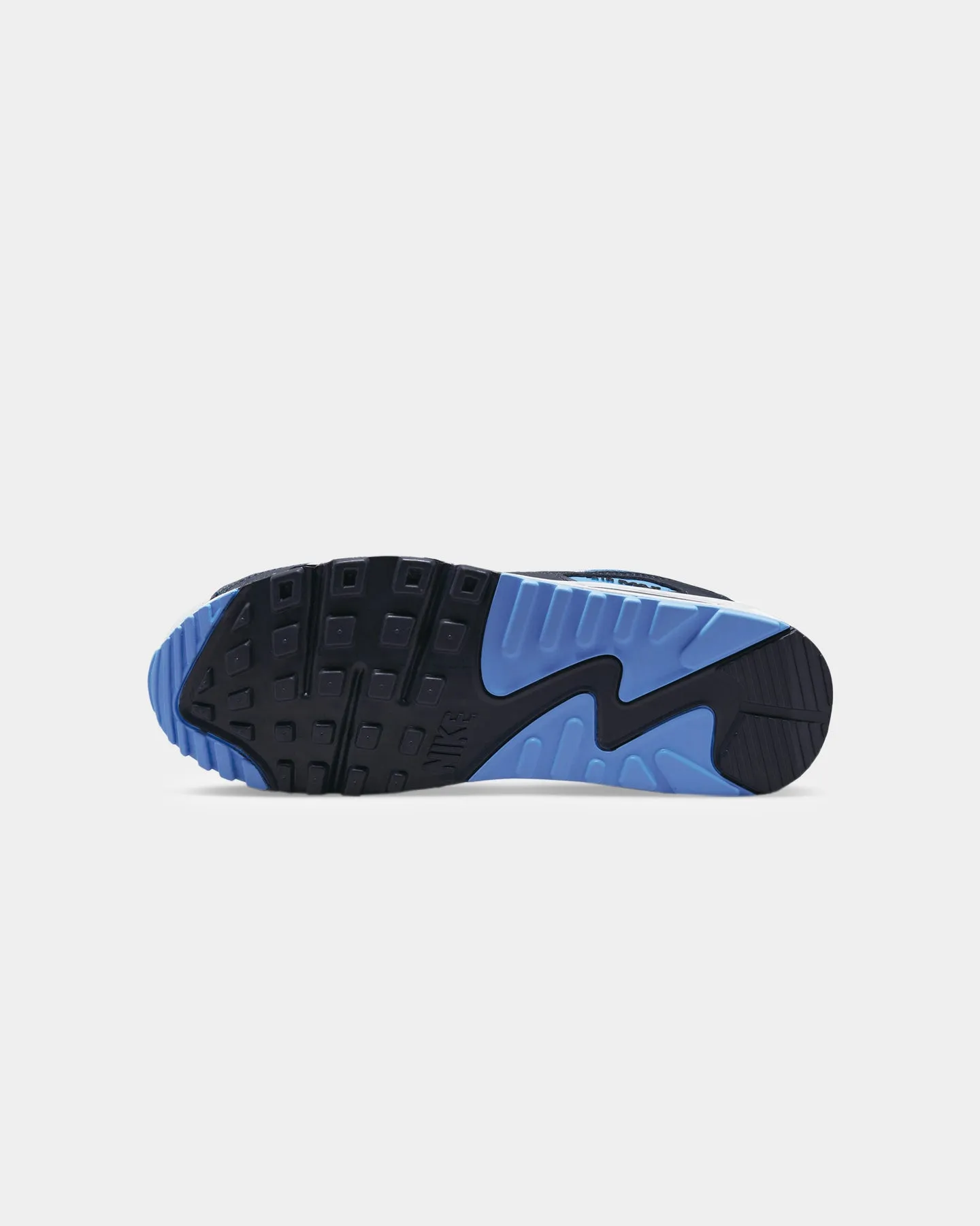 Nike Air Max 90 White/University Blue Flexible Fit Frequent Travelers