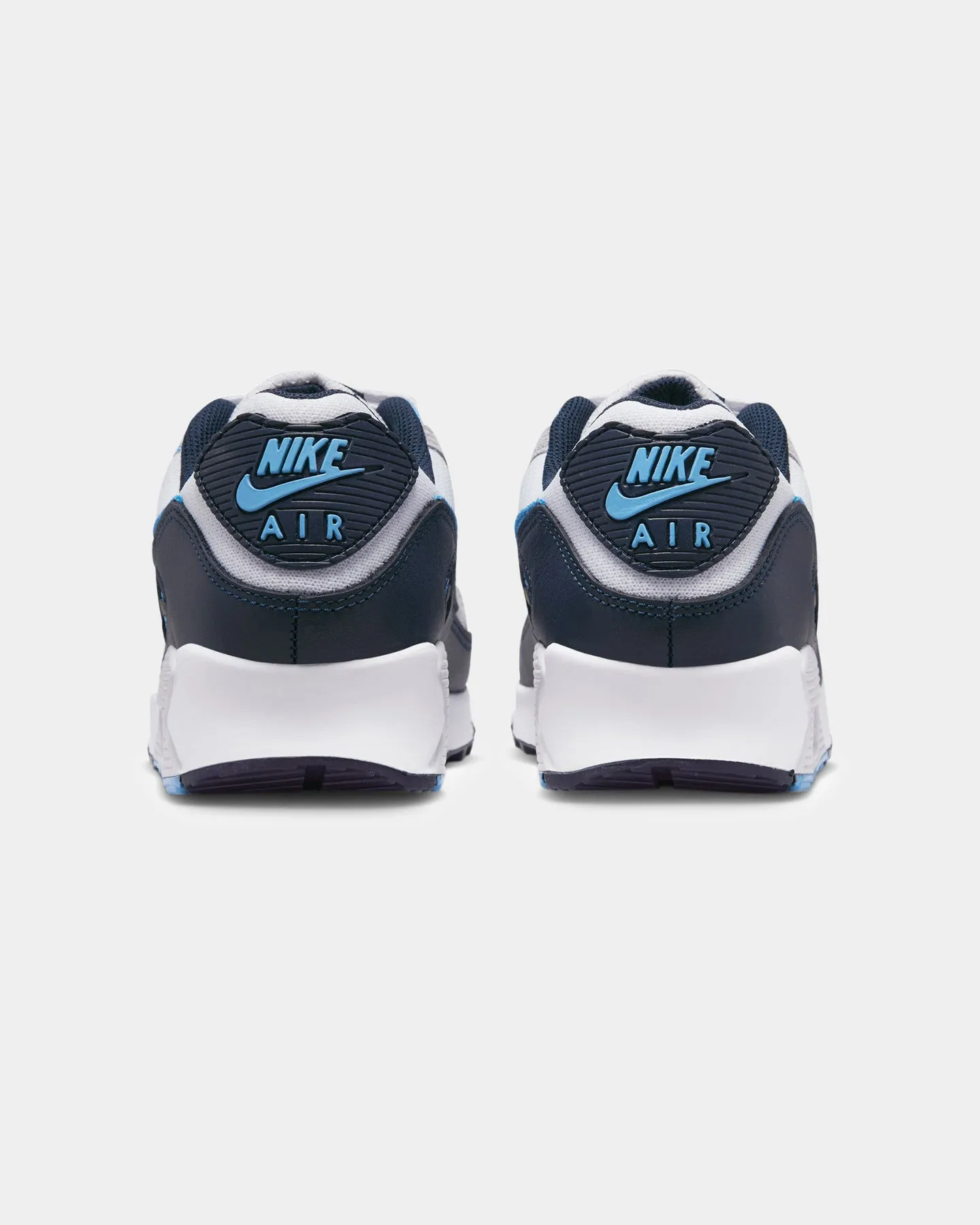 Nike Air Max 90 White/University Blue Bright Neon Stretchable Material
