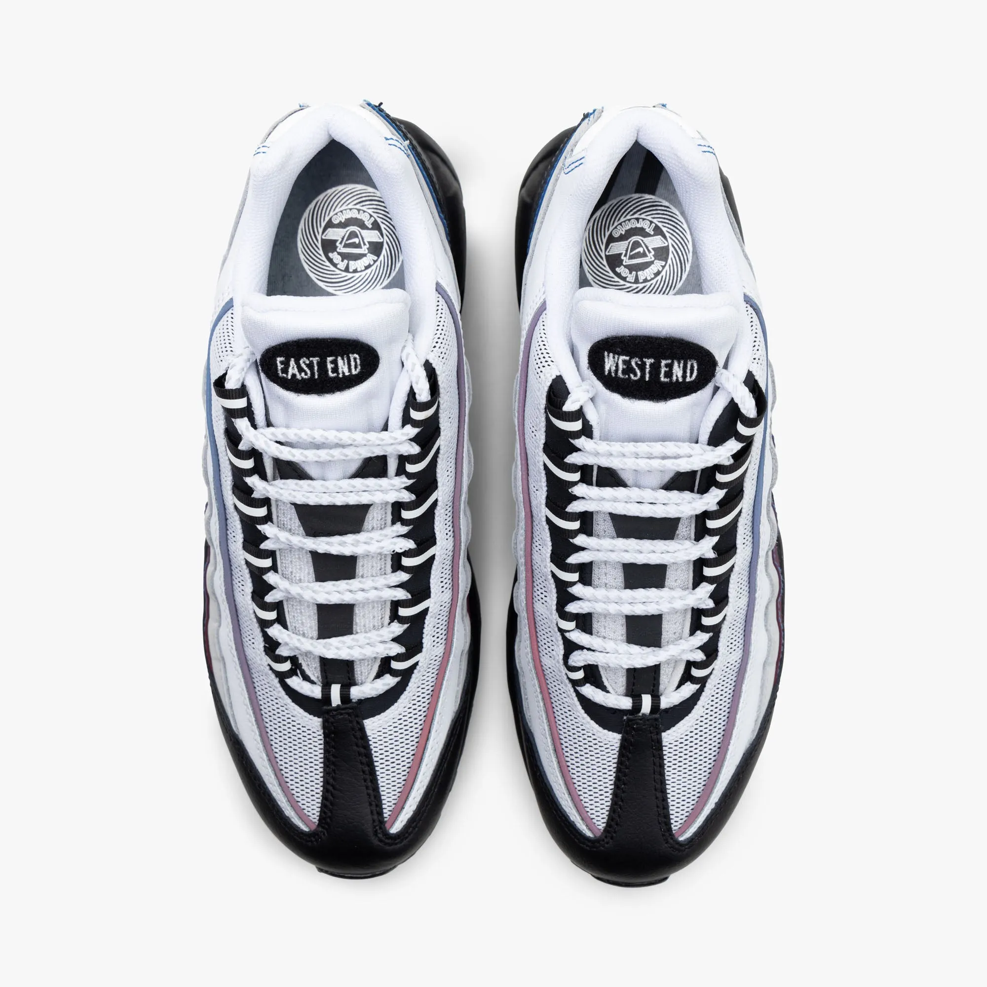 Nike Air Max 95 PRM White / University Red - Blue Jay Smart Edge