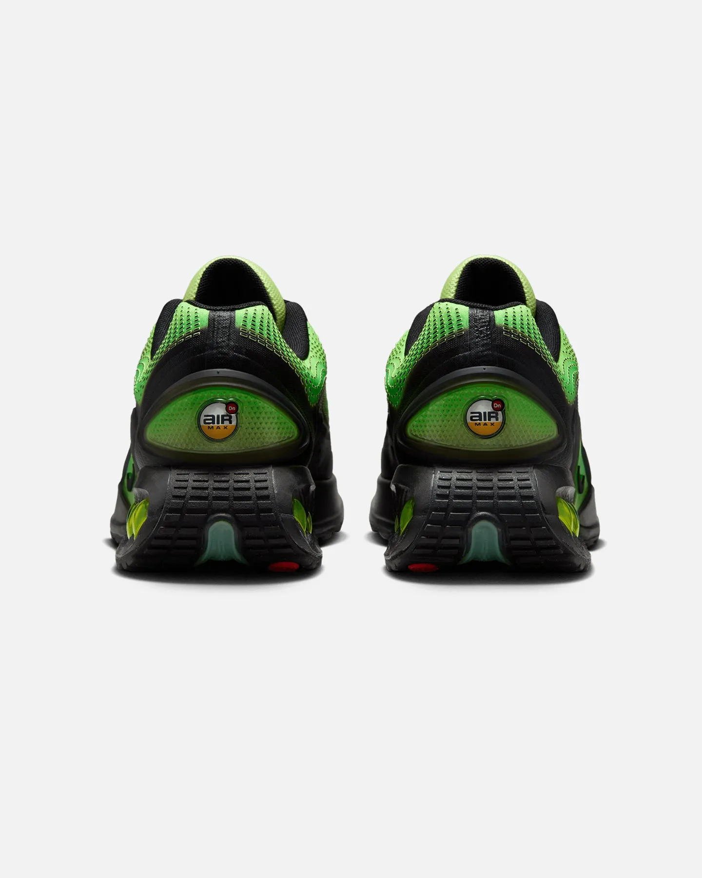 Nike Air Max DN "Green Strike" Lt Lemon Twist/Black Lightweight Knit Fabric Impact Diffusing Structure