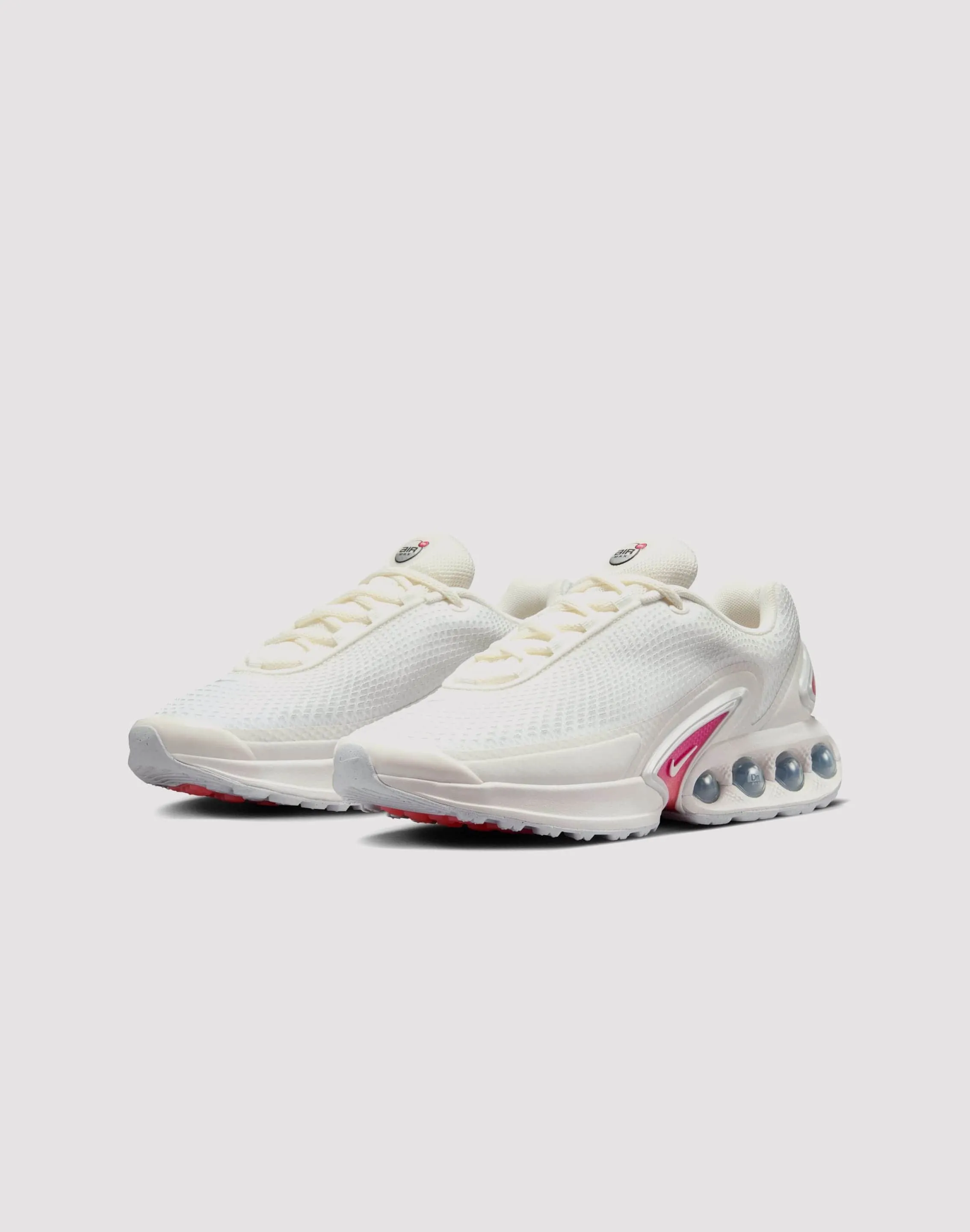 Nike Air Max Dn "Sail/Metallic Silver/Phantom" color - red Anti Slip