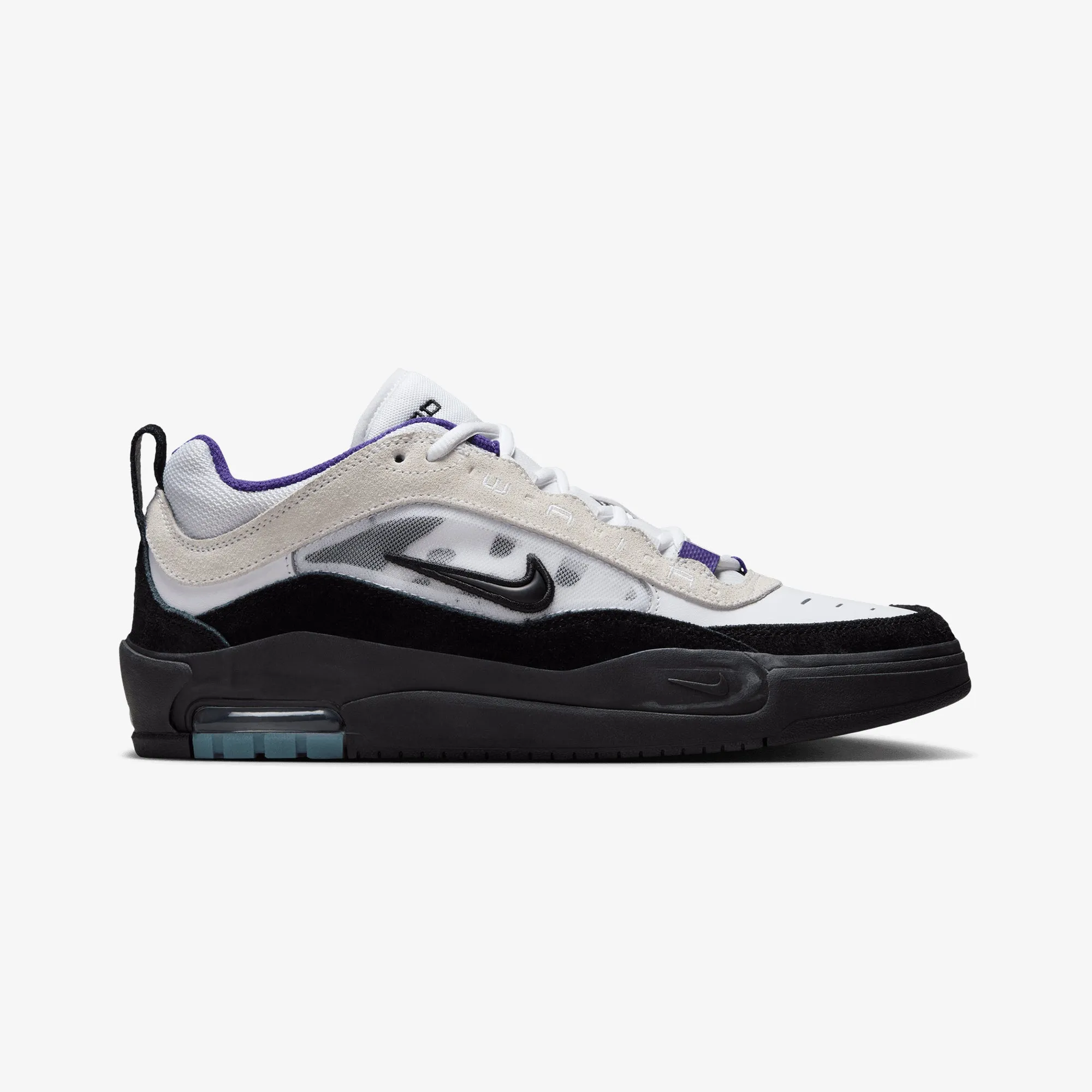 Core Support Shock absorption Nike | AIR MAX ISHOD { WHITE/BLACK-COURT PURPLE-BLACK