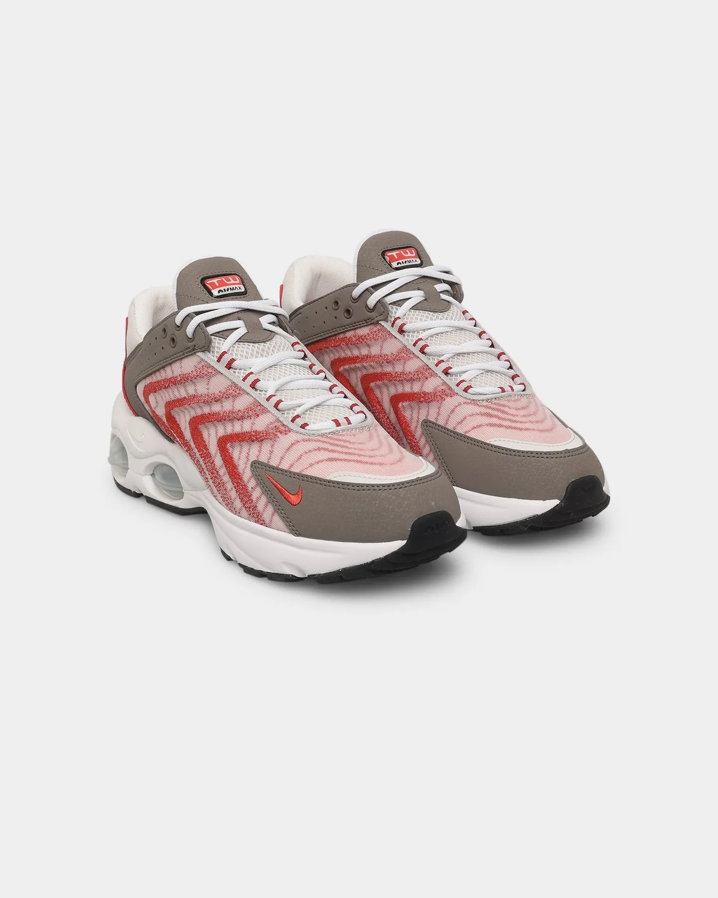 Comfortable Workout Nike Air Max TW Light Bone/Red