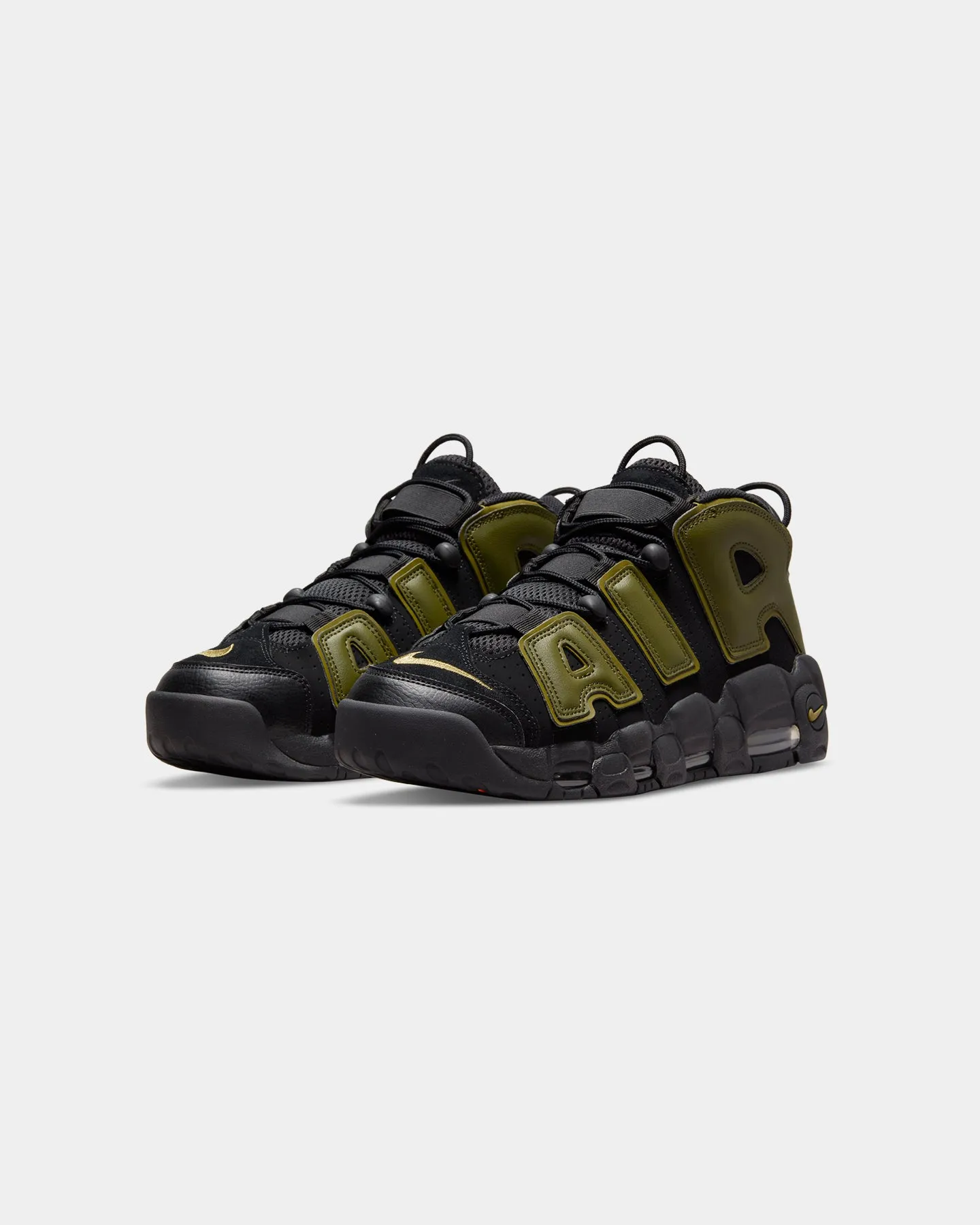 Moist Guard Ventilated Design Nike Air More Uptempo '96 Black/Rough Green