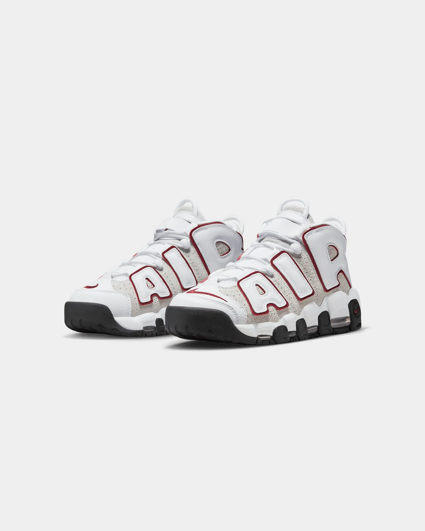 Game Edge Ergonomic Cold Weather Nike Air More Uptempo '96 White/Team Red-Summit White-TM Best Grey
