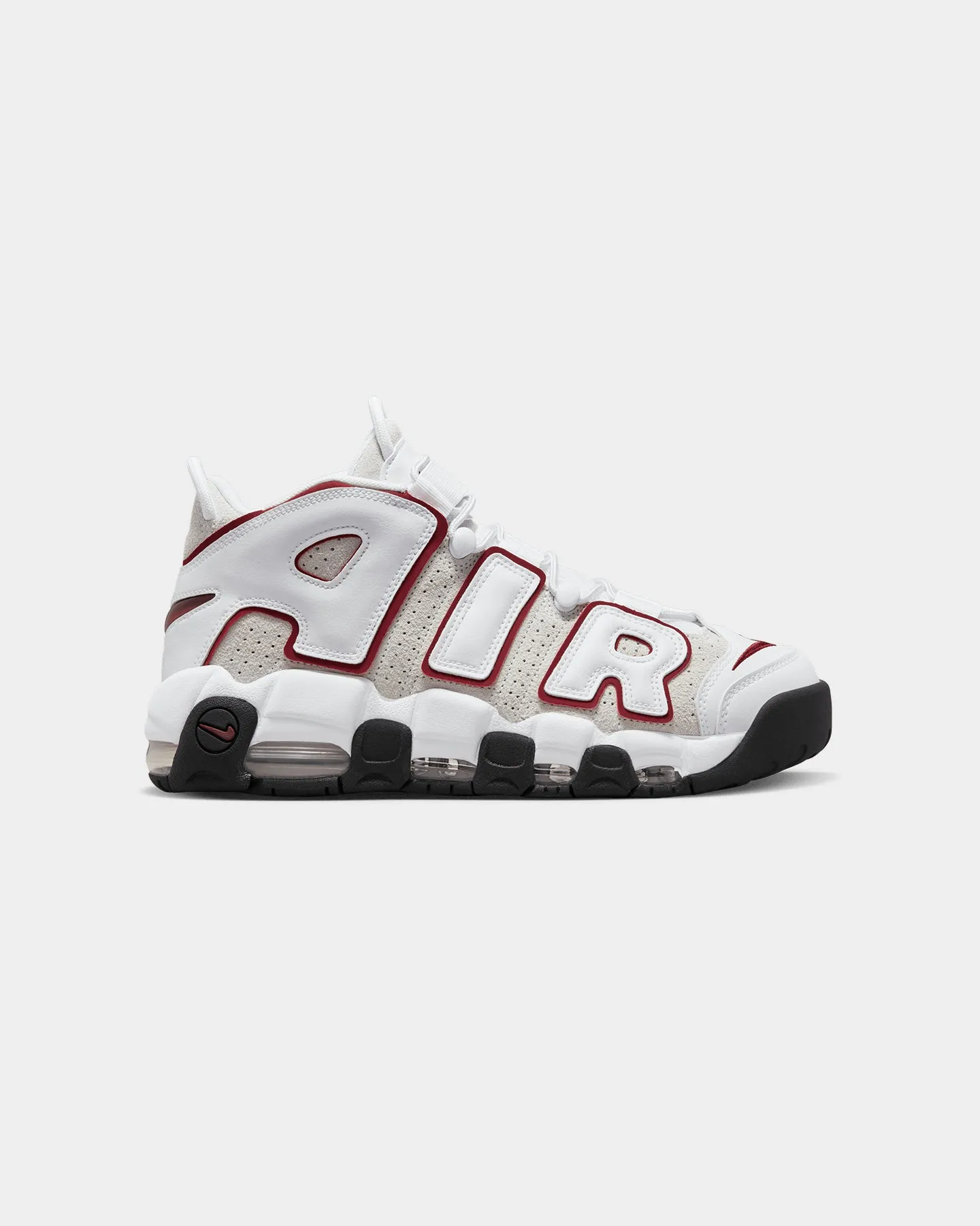 Low Profile Weekend Trip Nike Air More Uptempo '96 White/Team Red-Summit White-TM Best Grey