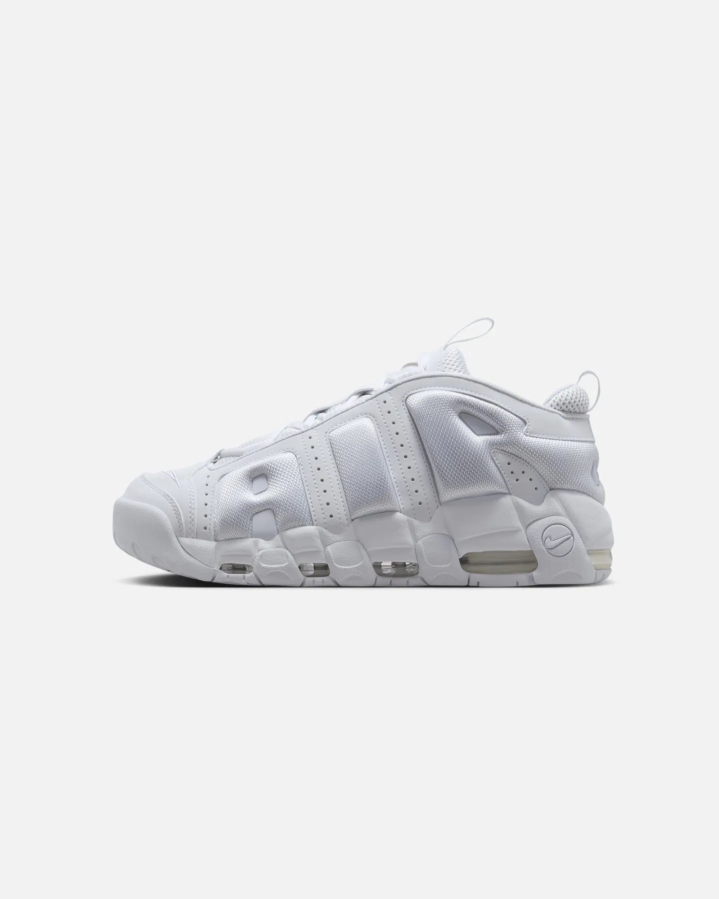 Comfort Flex Nike Air More Uptempo Low White/White