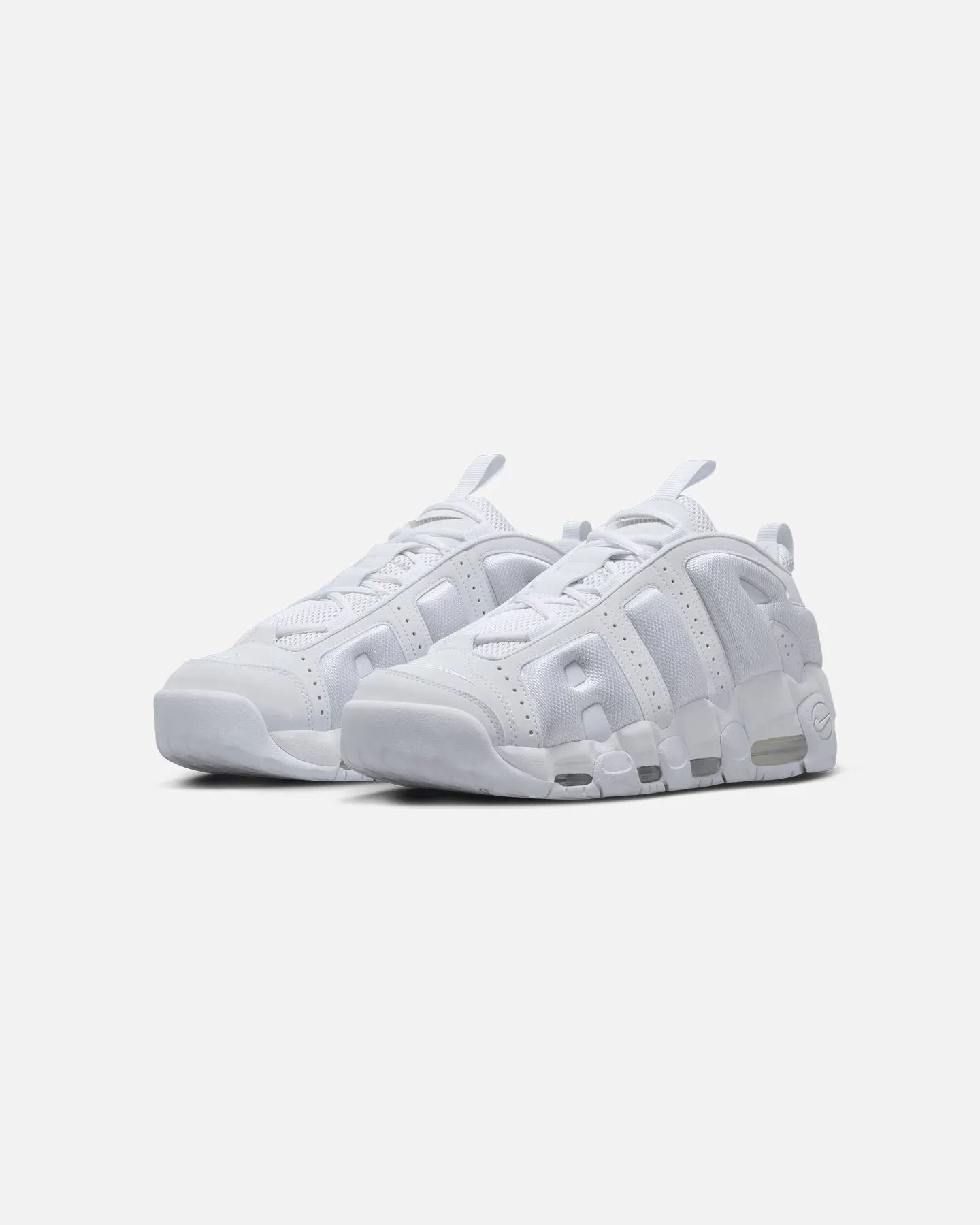 Arch Support Daily Walk Nike Air More Uptempo Low White/White