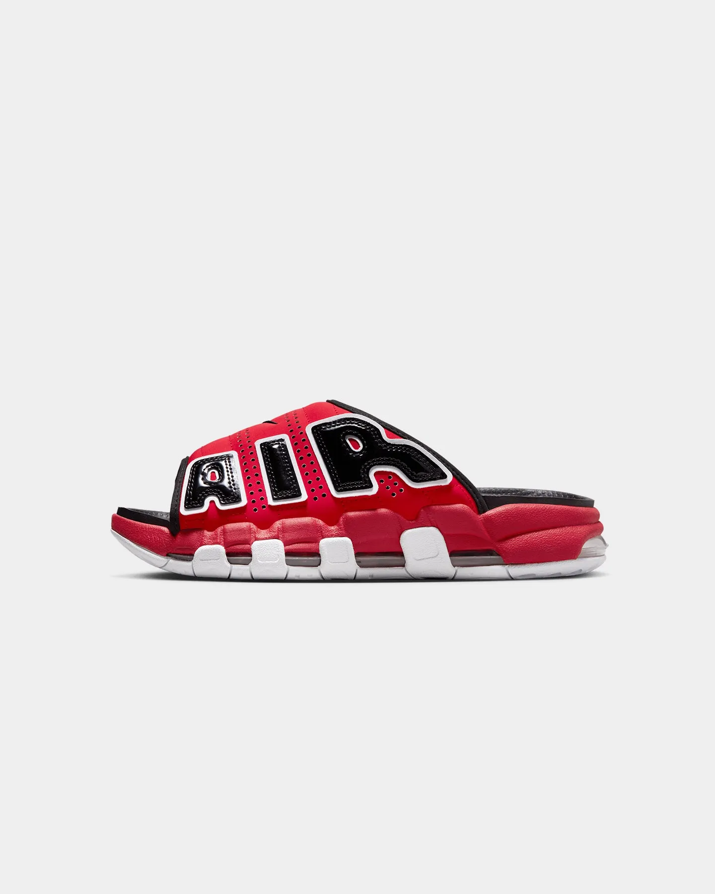 Nike Air More Uptempo Slide University Red/White Comfort arch Breathable