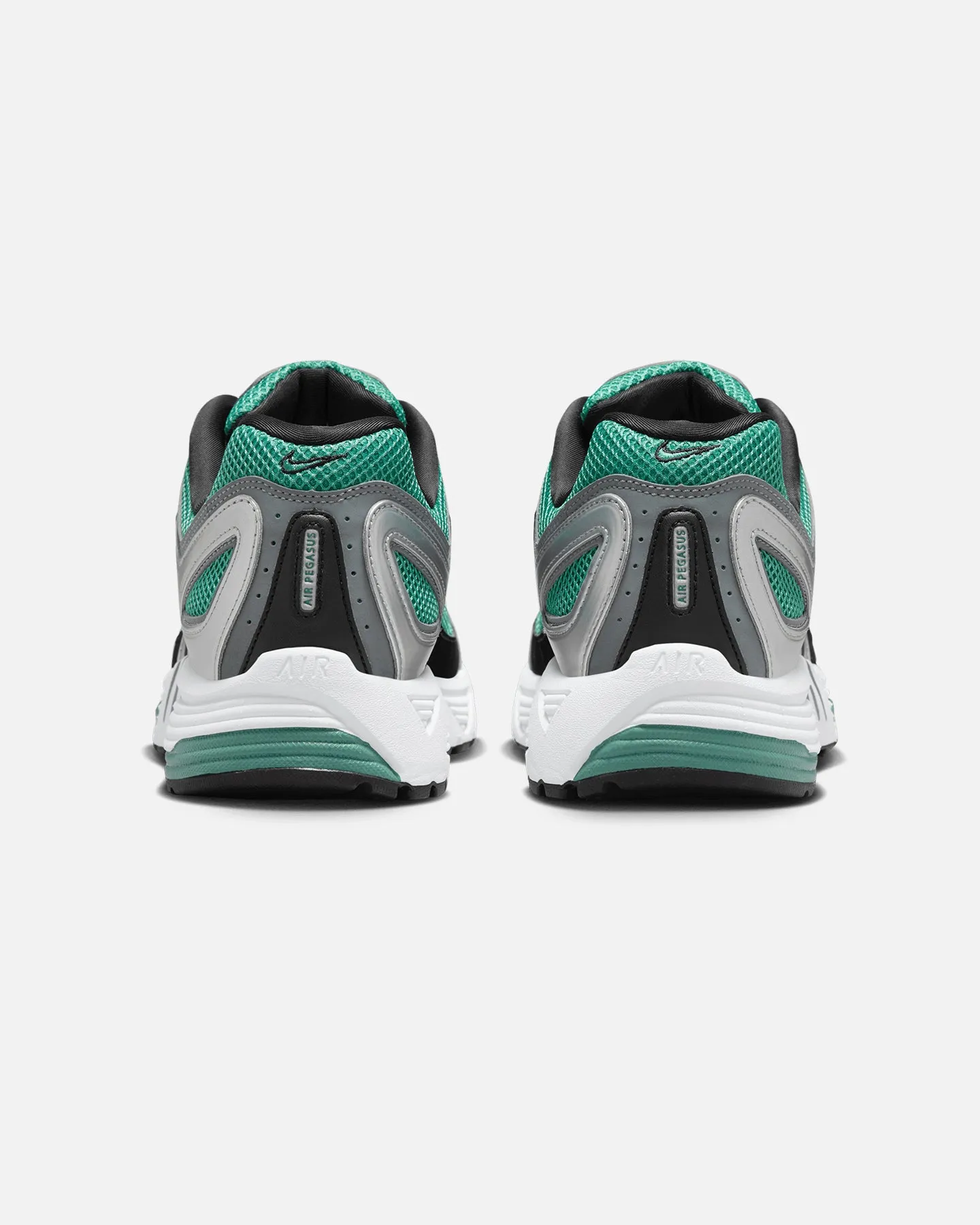 Cushioned Tongue Shock Diffusing Platform Nike Air Pegasus 2005 Metallic Silver