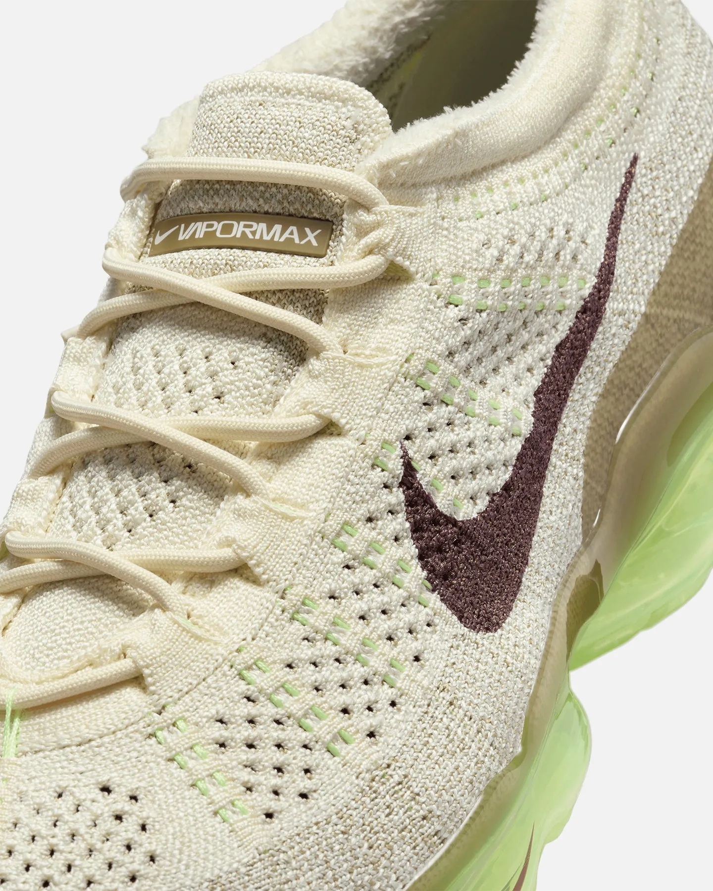 Nike Air VaporMax 2023 FlyKnit Coconut Milk/Neutral Olive Soft Collar Water resistant coating