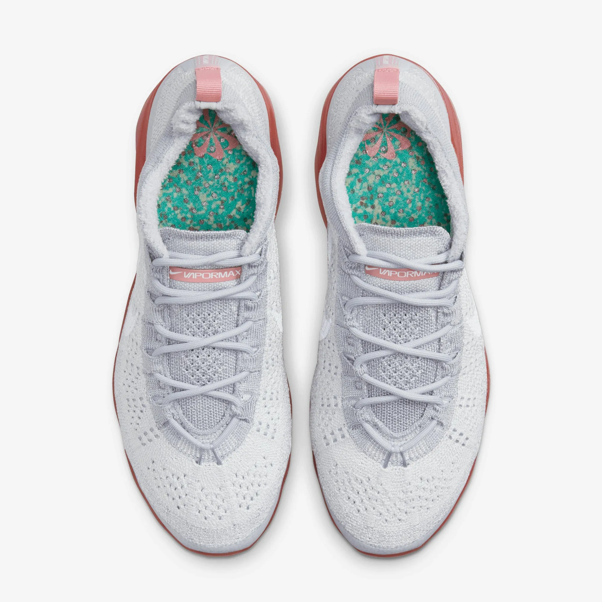 Ground Feel NIKE | AIR VAPORMAX 2023 FLYKNIT { PHOTON DUST/WHITE-WOLF GREY-RED STARDUST