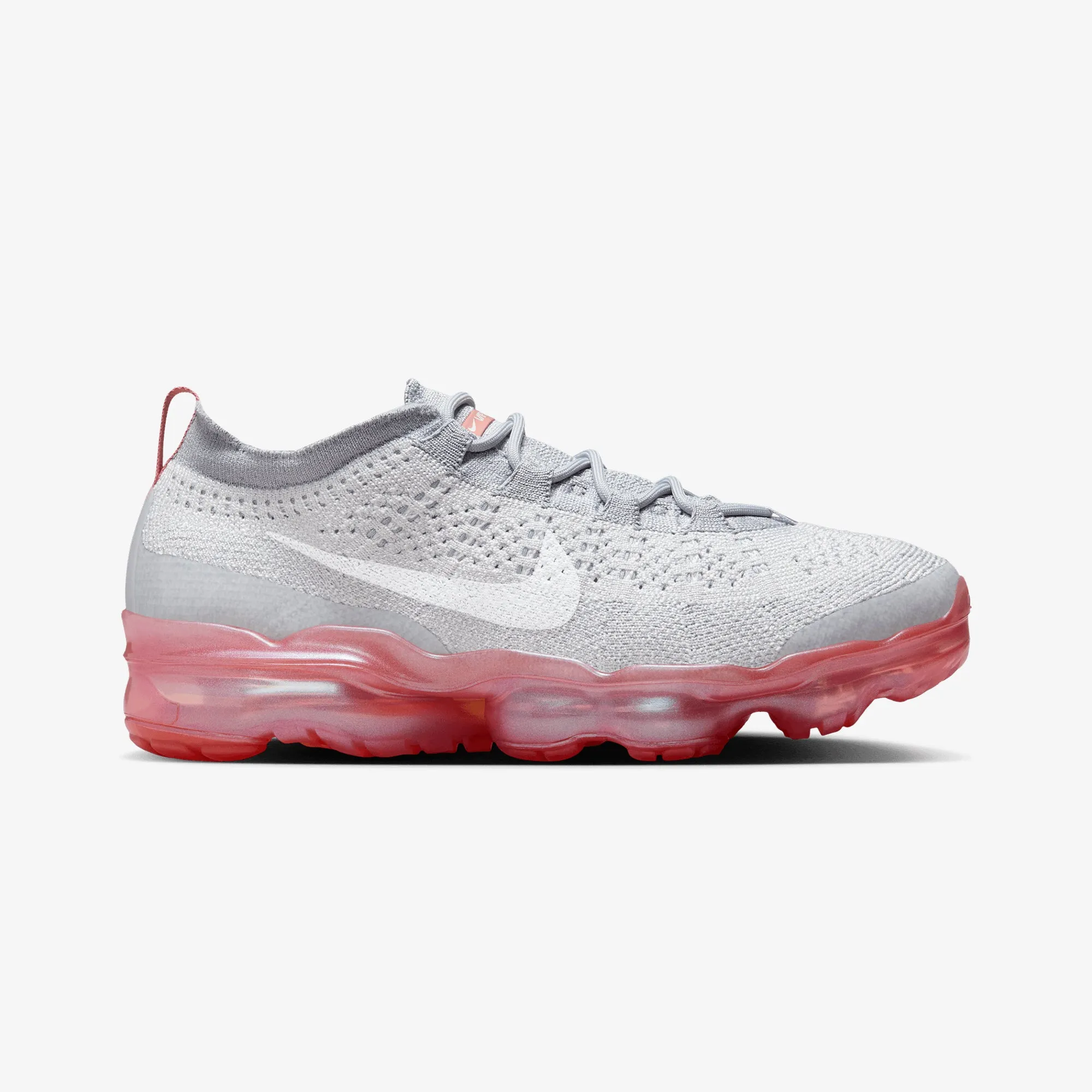 NIKE | AIR VAPORMAX 2023 FLYKNIT { PHOTON DUST/WHITE-WOLF GREY-RED STARDUST High Top Auxetic Material Construction