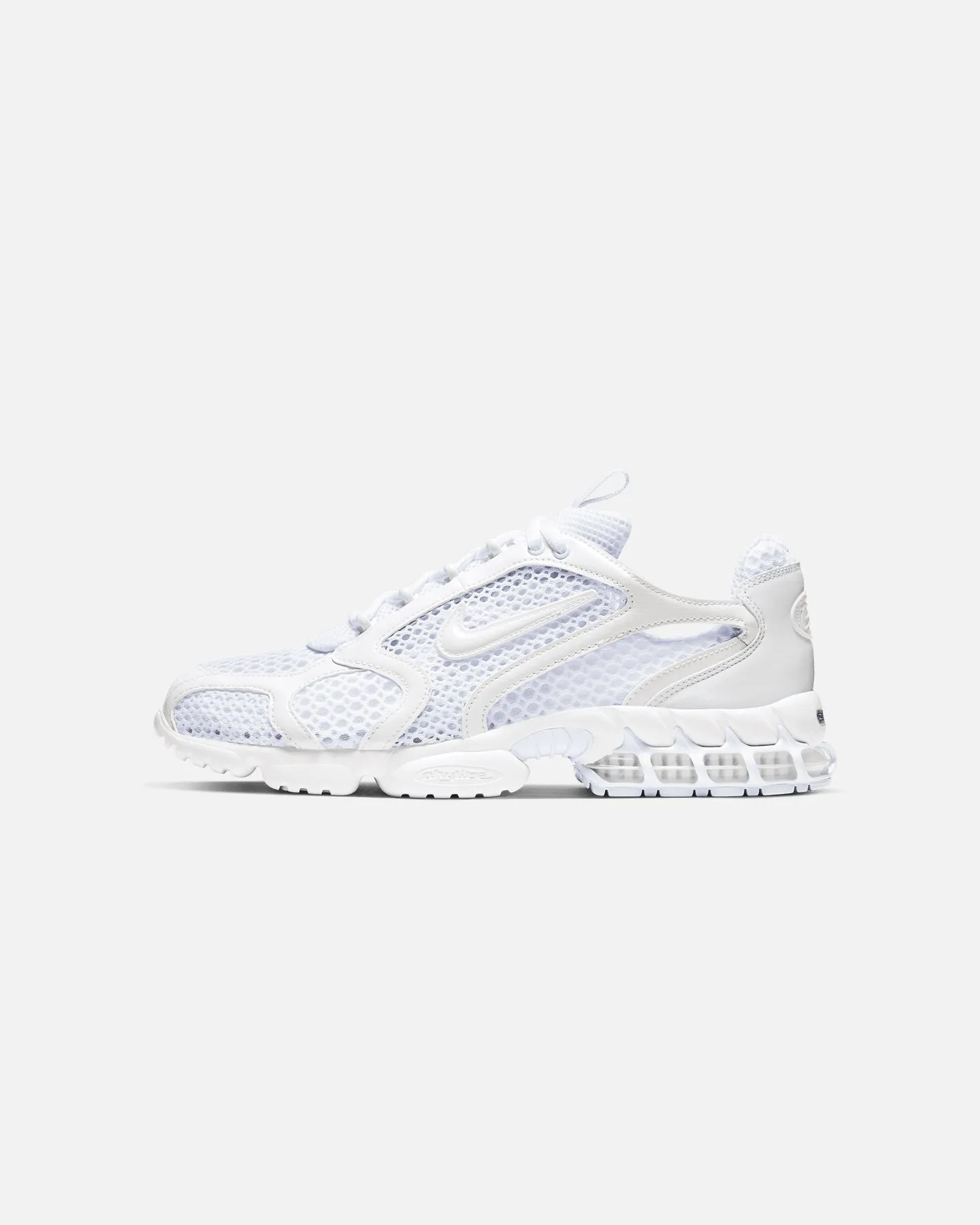 Nike Air Zoom Spiridon Cage 2 White/White Thermoformed Heel Cup