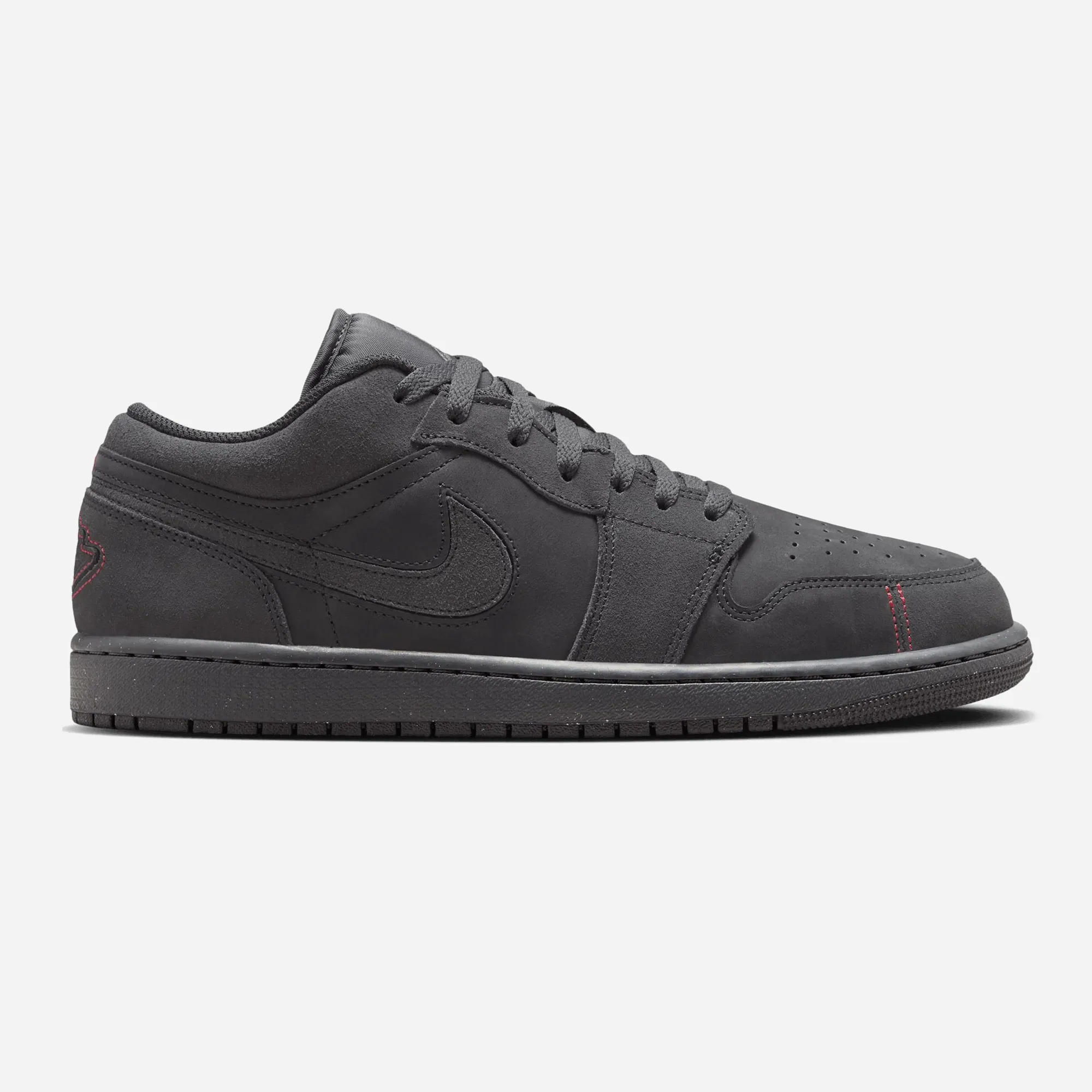 Nike AJ1 Low Se Dark Smoke Padded Stitch Free Construction