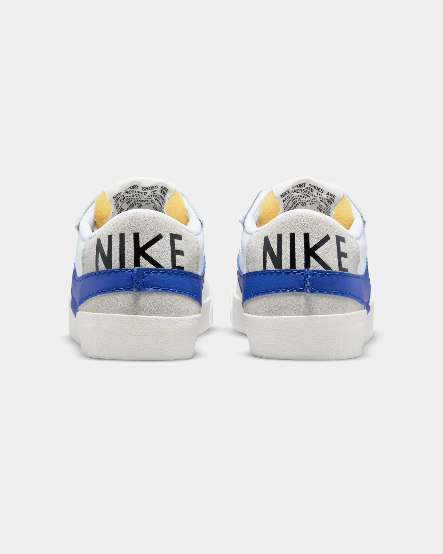 Abrasion resistant Nike Blazer Low '77 Jumbo White/Old Royal