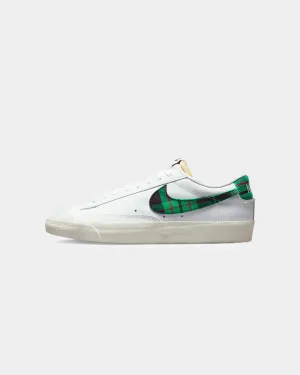Hero Walk Fast Run Nike Blazer Low '77 Premium "Tartan" White/Stadium Green