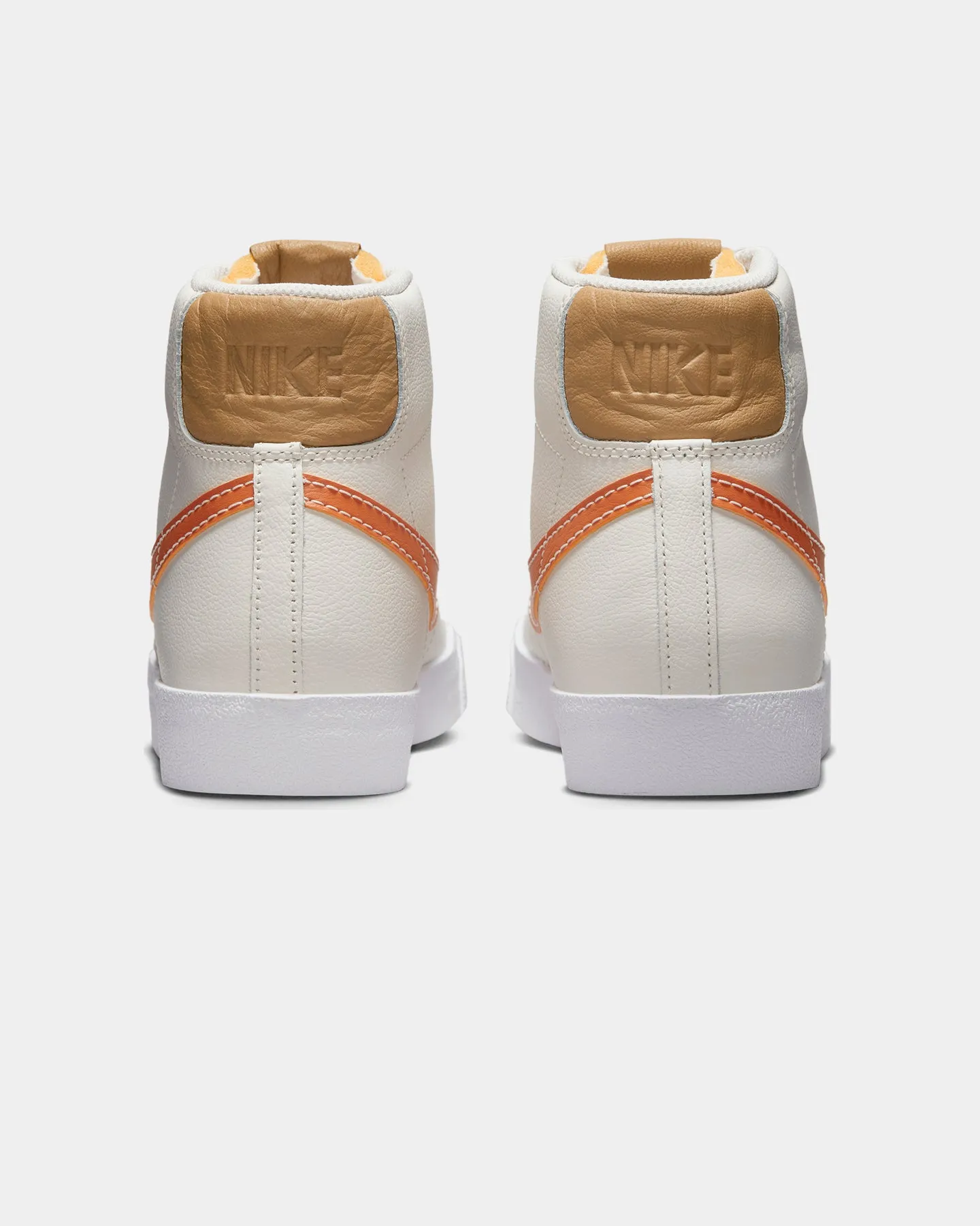 City Bright Nike Blazer Mid '77 EMB "Inspected By Swoosh" Phantom/Hot Curry-Pearl White