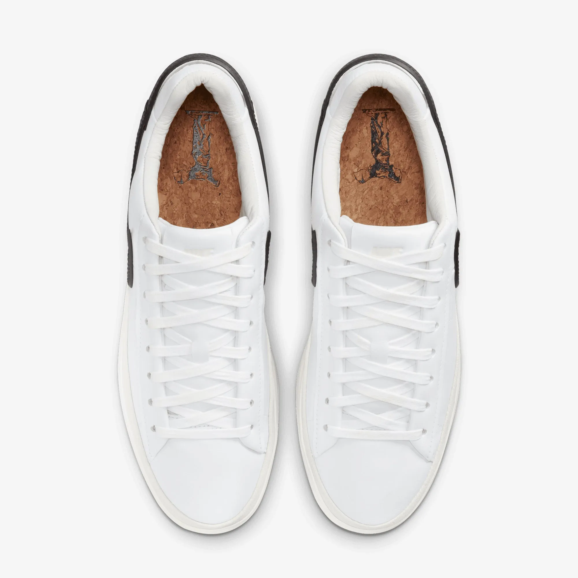 Lightweight Knit Fabric Nike | BLAZER PHANTOM LOW  { SUMMIT WHITE/BLACK-WHITE-SAIL