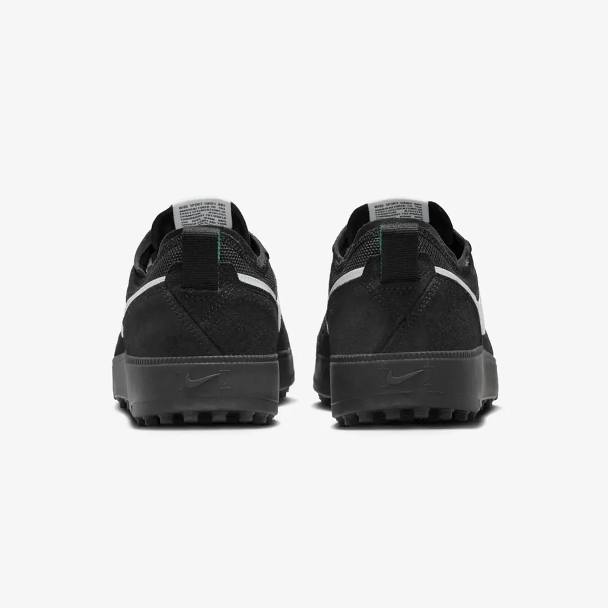 Nike | C1TY { BLACK/SUMMIT WHITE-STADIUM GREEN Vented Heel Panel Cool Design